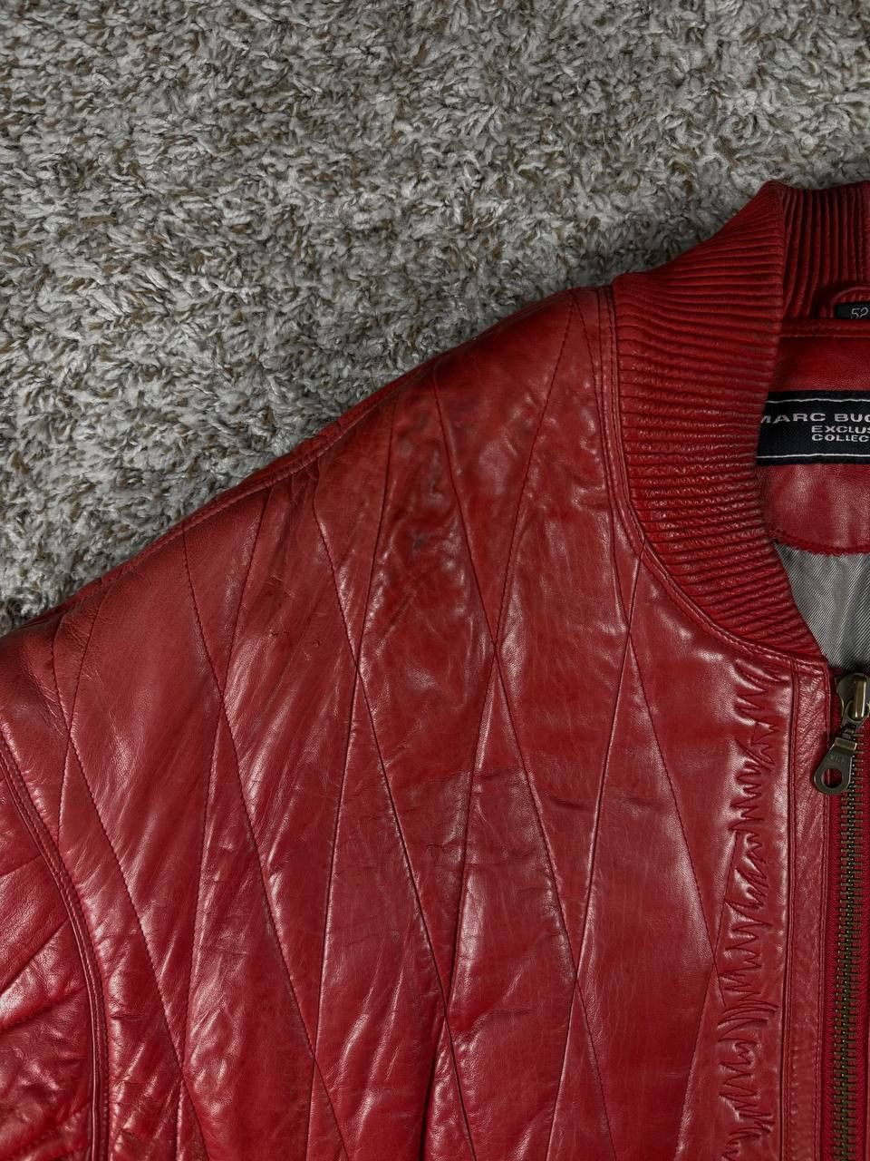 Marc Buchanan Vintage Marc Buchanan Quilted Bomber Embossed Native Chief Size US L / EU 52-54 / 3 - 7 Thumbnail