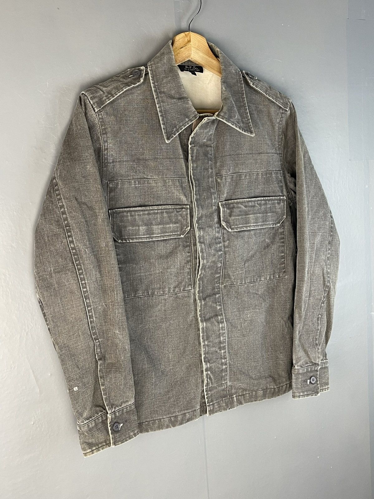 A.P.C. 🔥A.P.C. FRANCE Double Pocket Buttoned Jacket Size US S / EU 44-46 / 1 - 3 Thumbnail