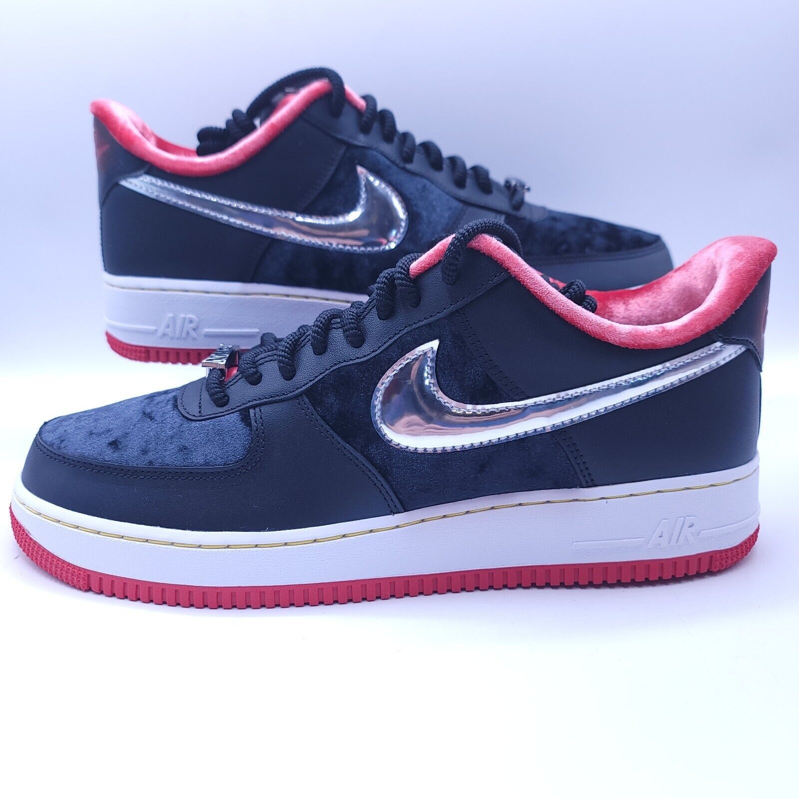 Nike Nike Air Force 1 Low PRM Shoe Men Size 11.5 DZ5427-001 Black Size US 11.5 / EU 44-45 - 4 Thumbnail
