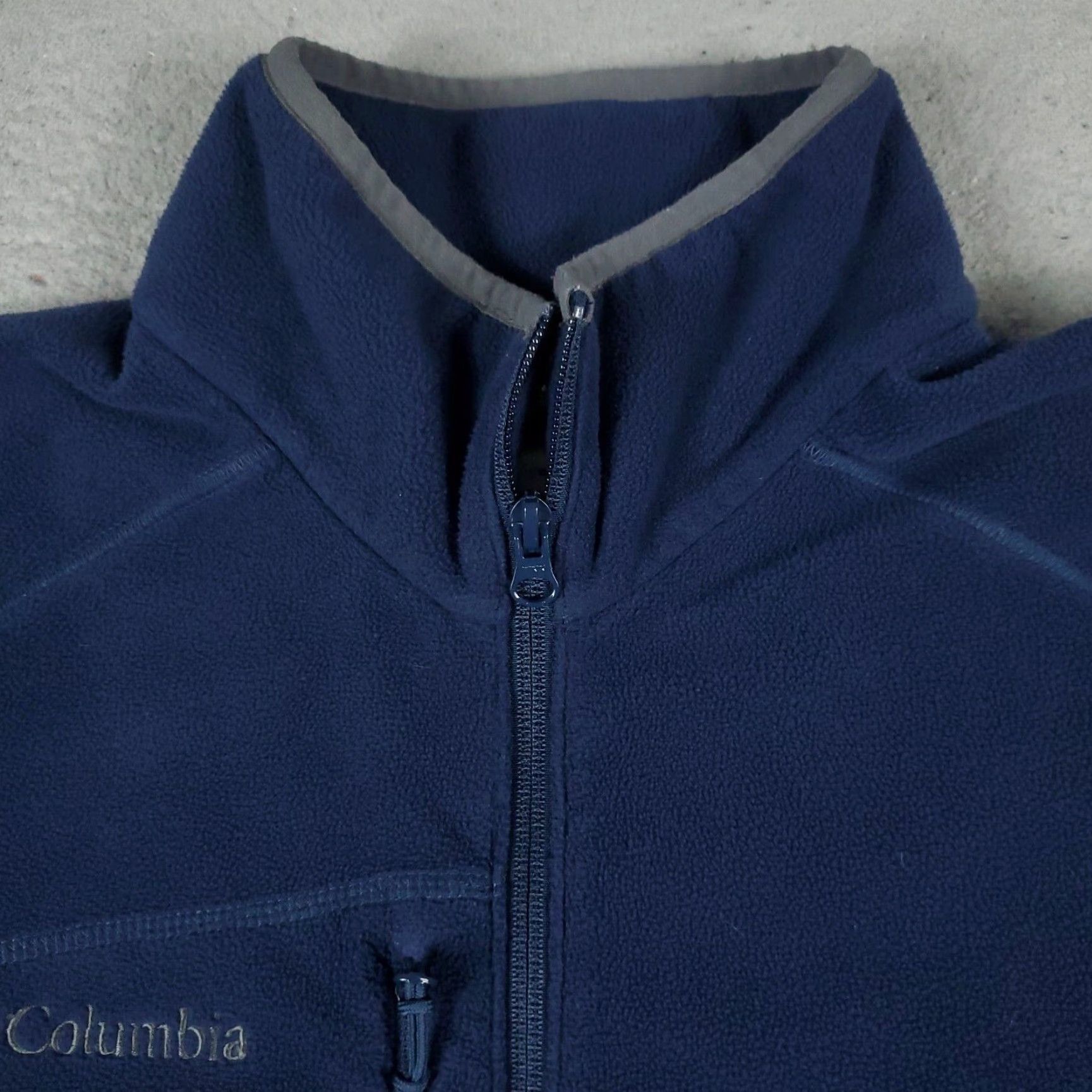 Vintage Columbia Sweater Mens 2XL Blue Fleece 1/4 Zip Up Pullover Sweatshirt Size US XXL / EU 58 / 5 - 2 Thumbnail