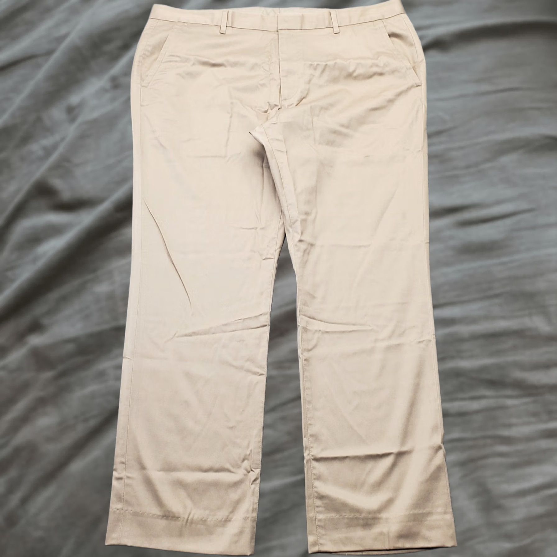 Bonobos Bonobos Mens Slim Tan Khakis Pants 38 Slim Flat Front Slash Pocket Weekday Warrior W34? Size US 38 / EU 54 - 1 Thumbnail