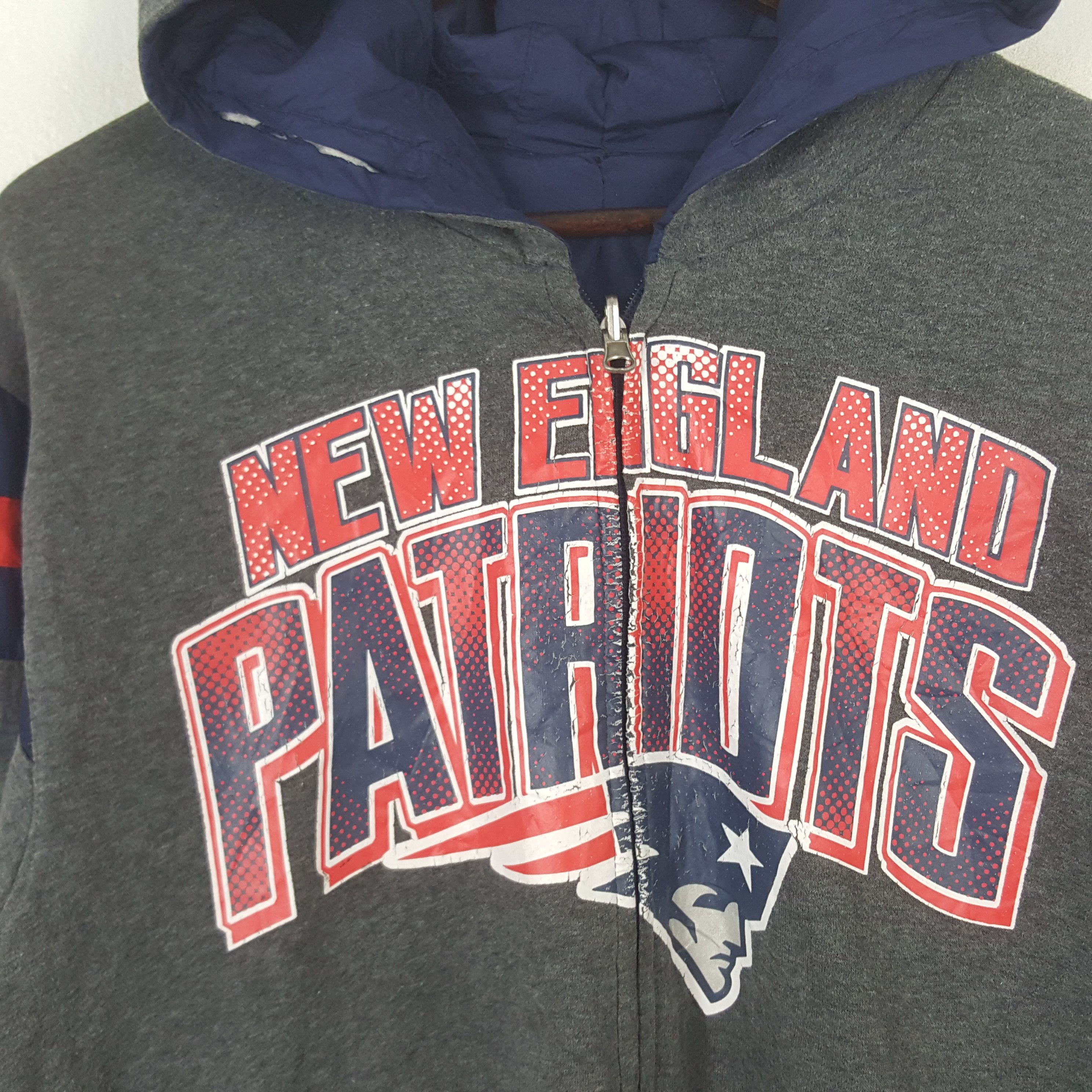 NFL × Vintage Vintage New England Patriots Reversible Hoodies Size US XL / EU 56 / 4 - 6 Thumbnail