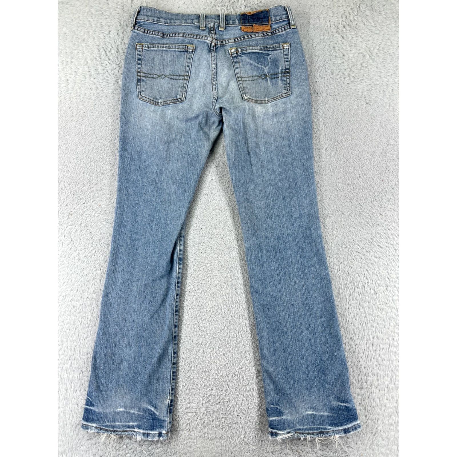 Lucky Brand VINTAGE Lucky Brand Jeans Womens Blue Denim 90s 27in Inseam Bootcut 30 Model Designer Size 26" / US 2 / IT 38 - 2 Thumbnail