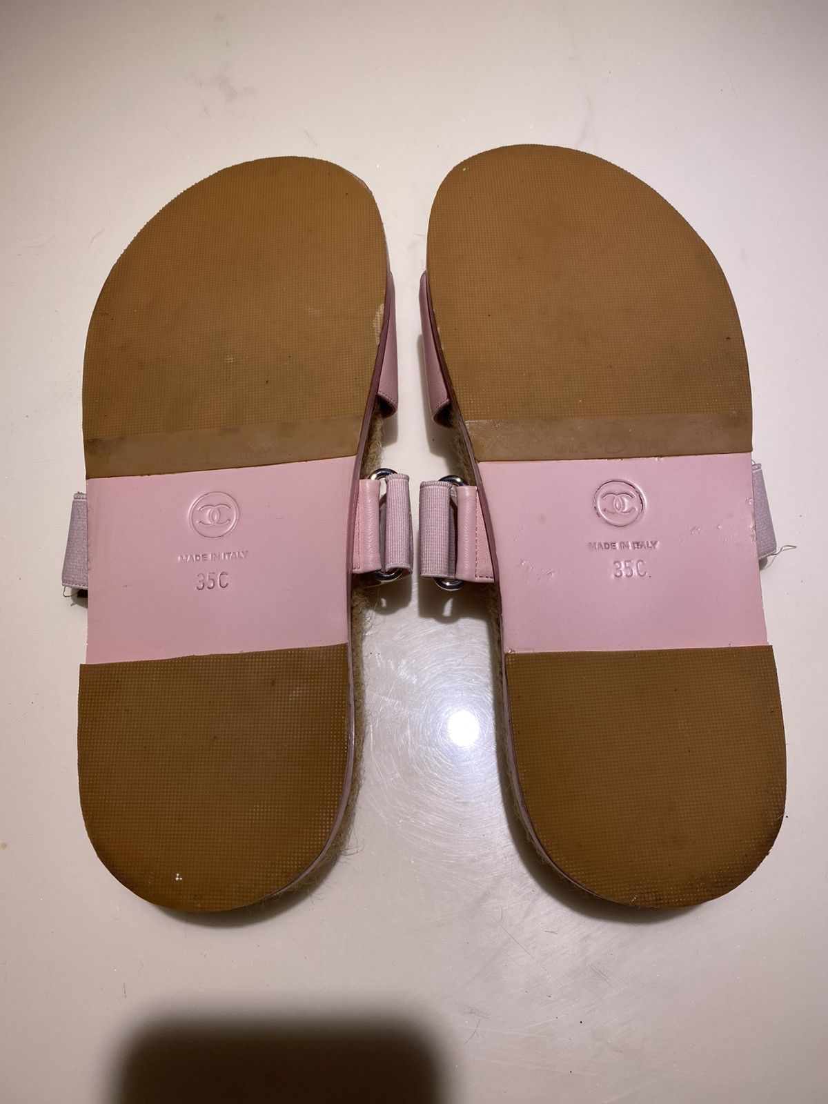 Chanel Chanel Leather Sandal Size US 5 / IT 35 - 8 Thumbnail