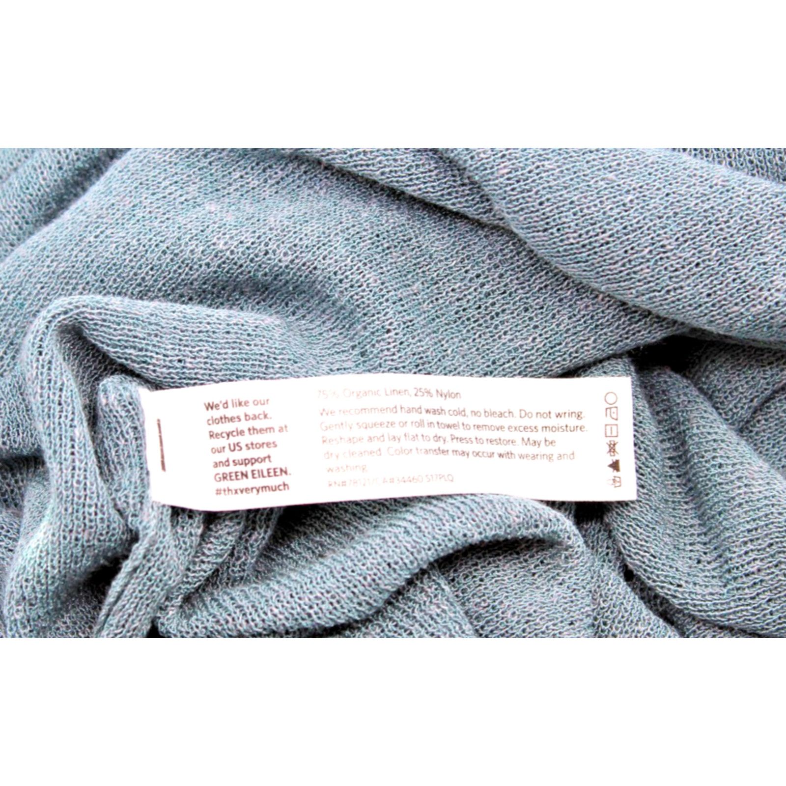 Eileen Fisher EILEEN FISHER Open Front Long Knit Linen Jacket Cardigan XL Size XL / US 12-14 / IT 48-50 - 5 Thumbnail
