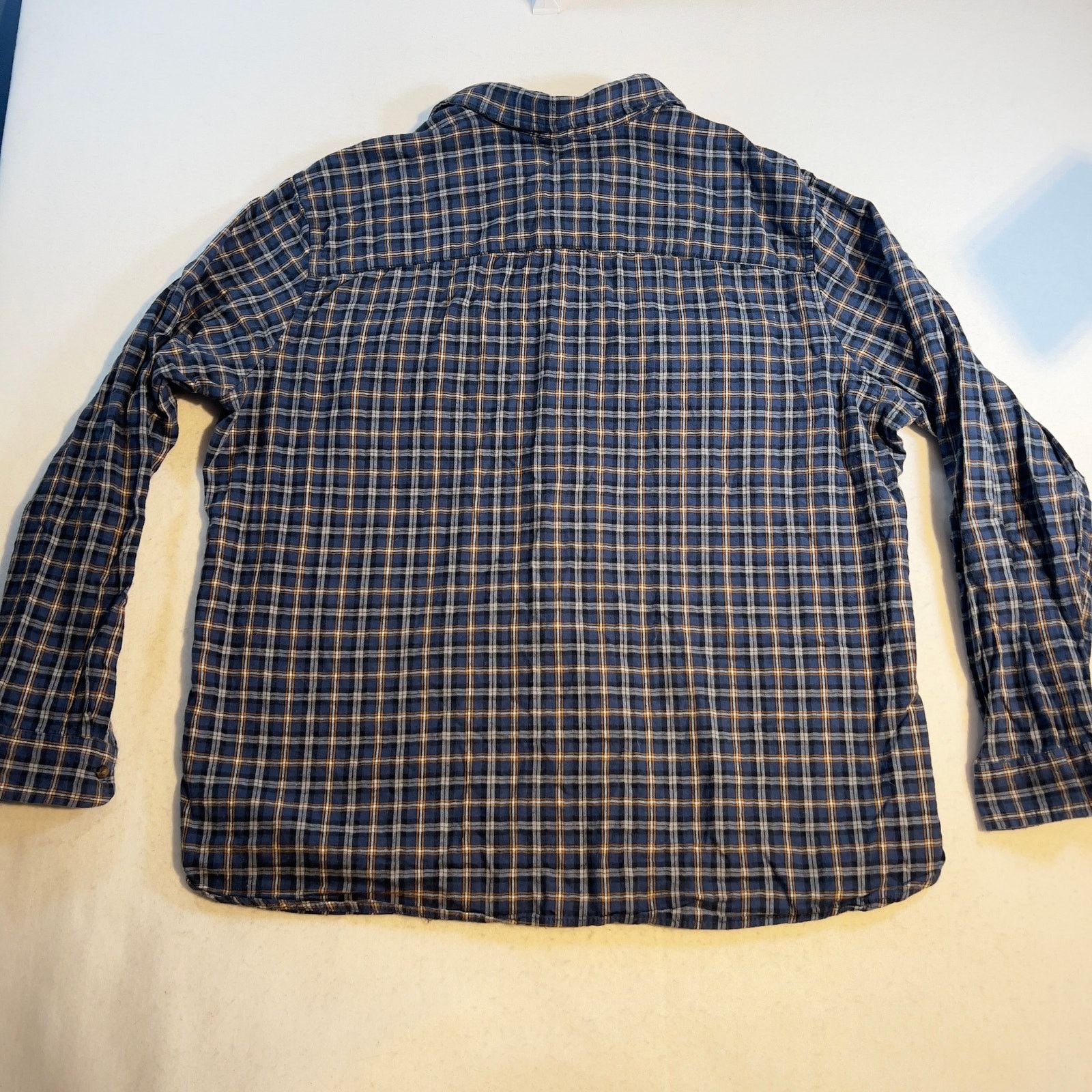 Other Goodfellow &Co Flannel Button Shirt Men XXL Blue Brown Plaid Size US XXL / EU 58 / 5 - 3 Thumbnail