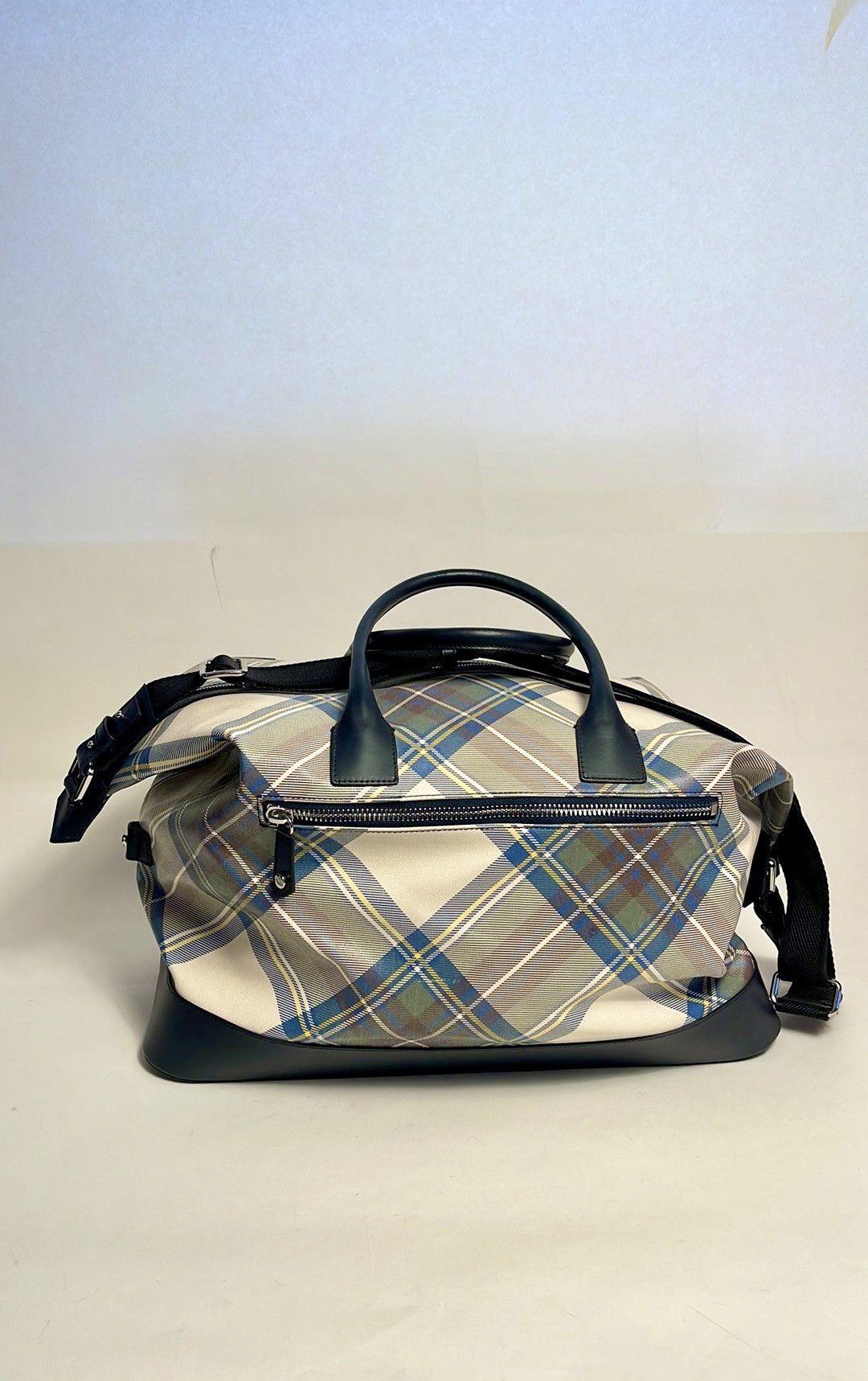 Vivienne Westwood Vivienne Westwood GREEN/blue Tartan Duffle bag NWT SS13 Size ONE SIZE - 13 Thumbnail