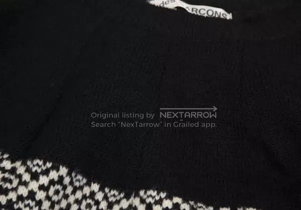 Comme des Garcons Comme Des Garcons Poster-style knitted cape top Size M / US 6-8 / IT 42-44 - 3 Thumbnail