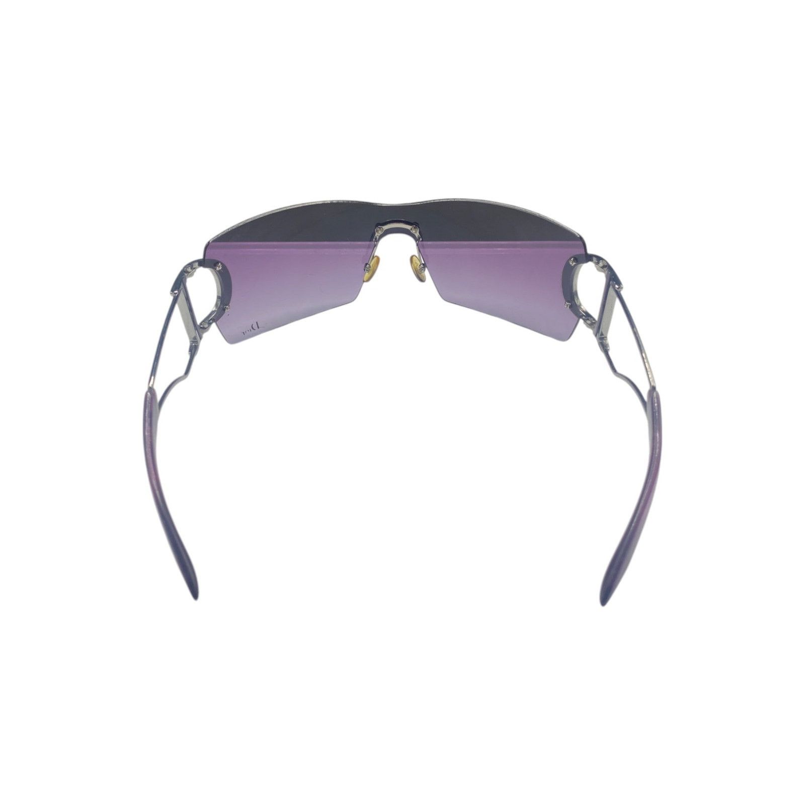 Dior Diorly 2 Purple Rimless Metal Sunglasses Size ONE SIZE - 4 Thumbnail