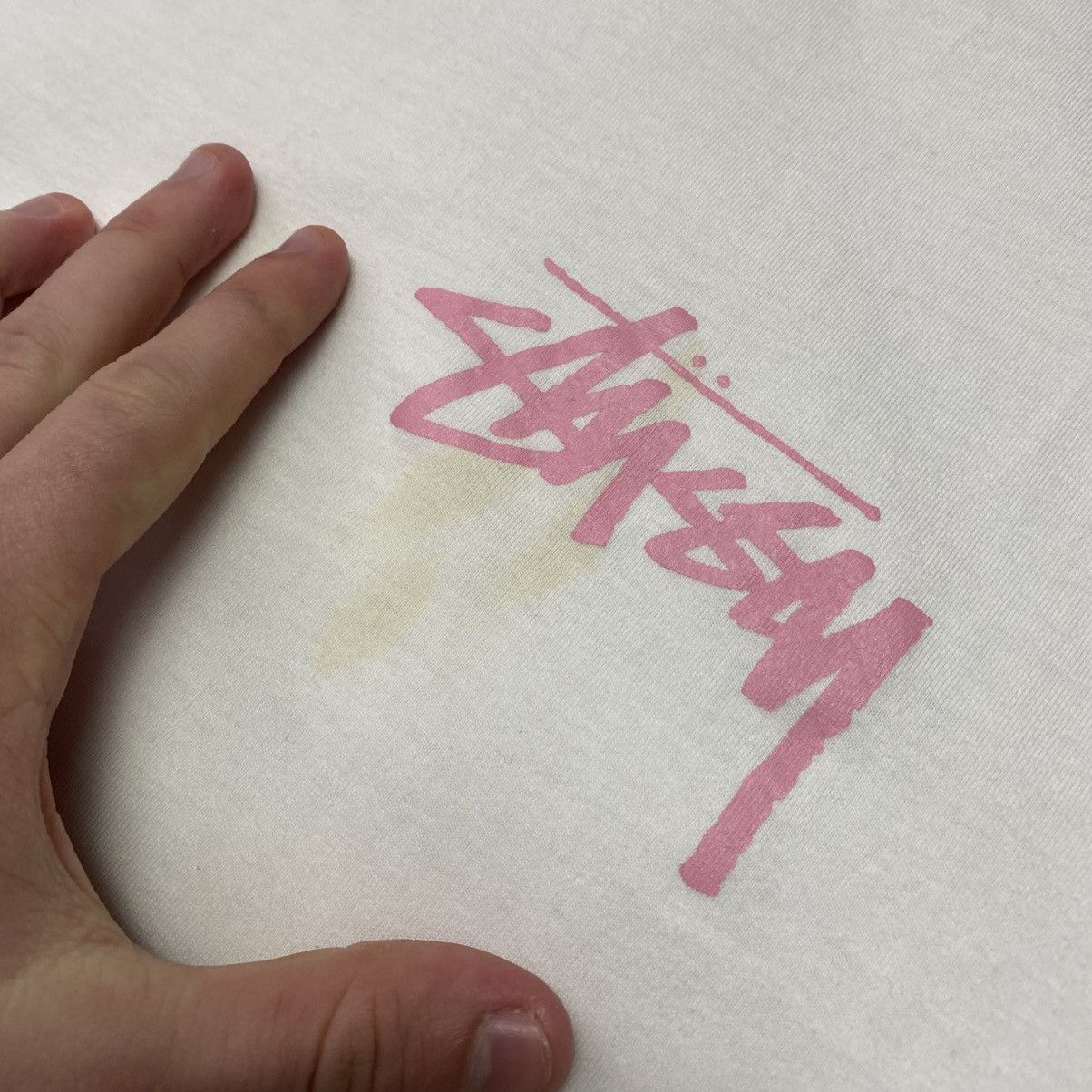 Stussy Mens Stussy Big Logo Luxury designer y2k opium tee size L Size US L / EU 52-54 / 3 - 7 Thumbnail