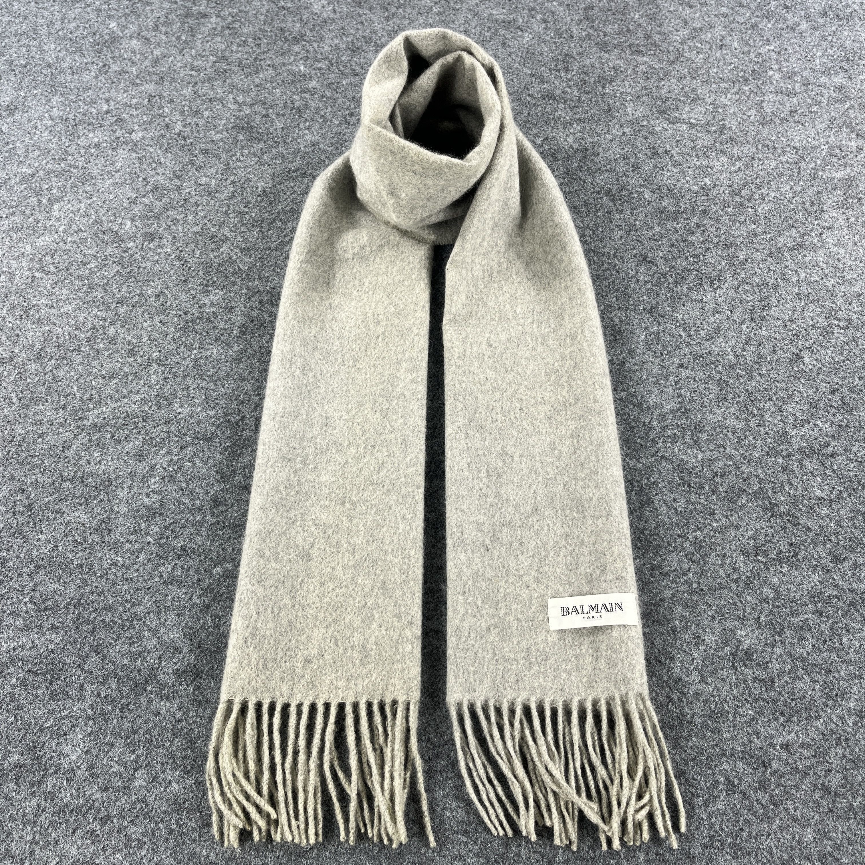 Pierre Balmain × Vintage Vintage Balmain Scarf / Muffler / Neckwear T1420 Size ONE SIZE - 1 Thumbnail