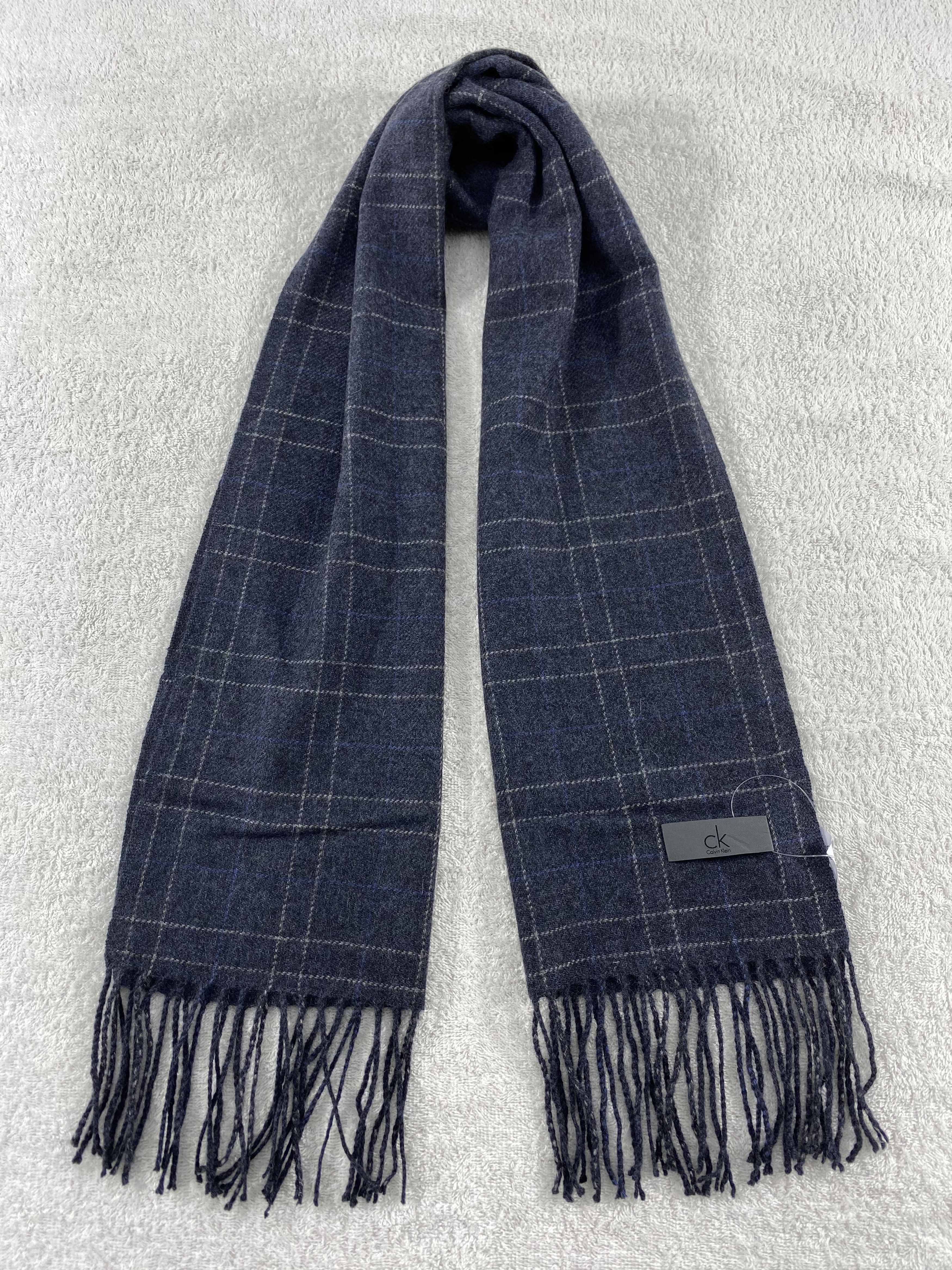 Calvin Klein × Vintage Calvin Klein Scarf / Muffler / Neckwear - WW1670 Size ONE SIZE - 1 Thumbnail