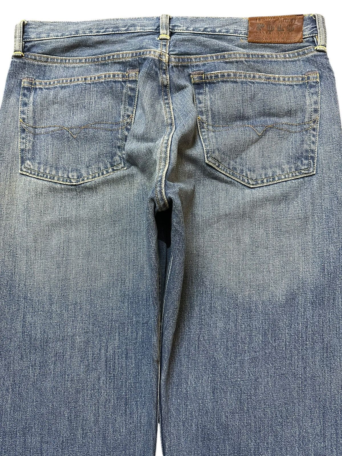 Polo Ralph Lauren Vintage Polo Ralph Lauren Blue Faded Wash Style Baggy Jeans Size US 34 / EU 50 - 5 Thumbnail