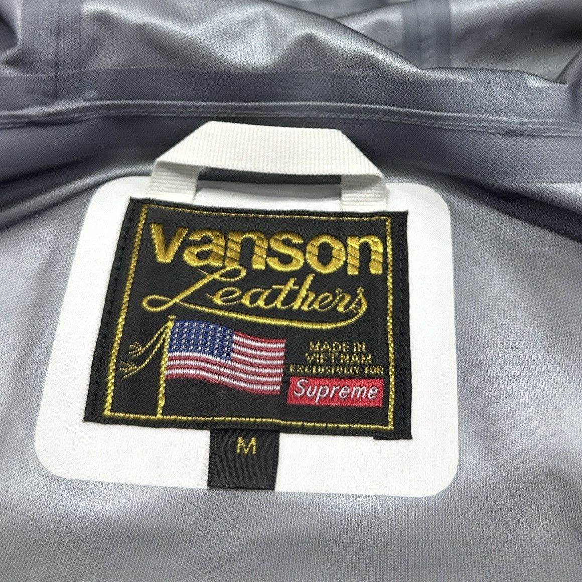 Supreme × Vanson Leathers Supreme Vanson Leathers GORE-TEX Shell Jacket White Size US M / EU 48-50 / 2 - 4 Thumbnail