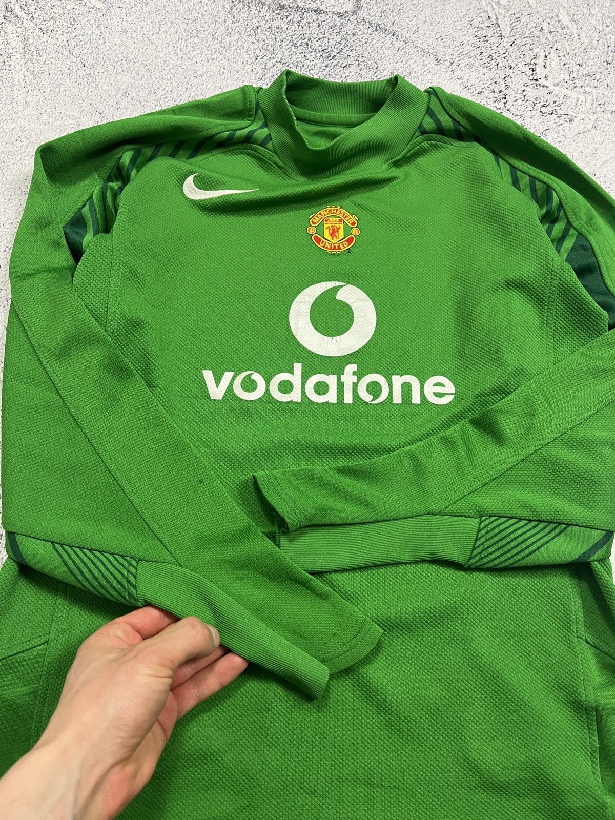 Vintage Nike Manchester United 2005 Goalkeeper Soccer Jersey Shirt Size US S / EU 44-46 / 1 - 12 Thumbnail