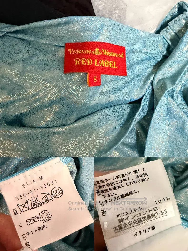 Vivienne Westwood Vivienne Westwood Red label asymmetrical top in blue Size S / US 4 / IT 40 - 9 Thumbnail