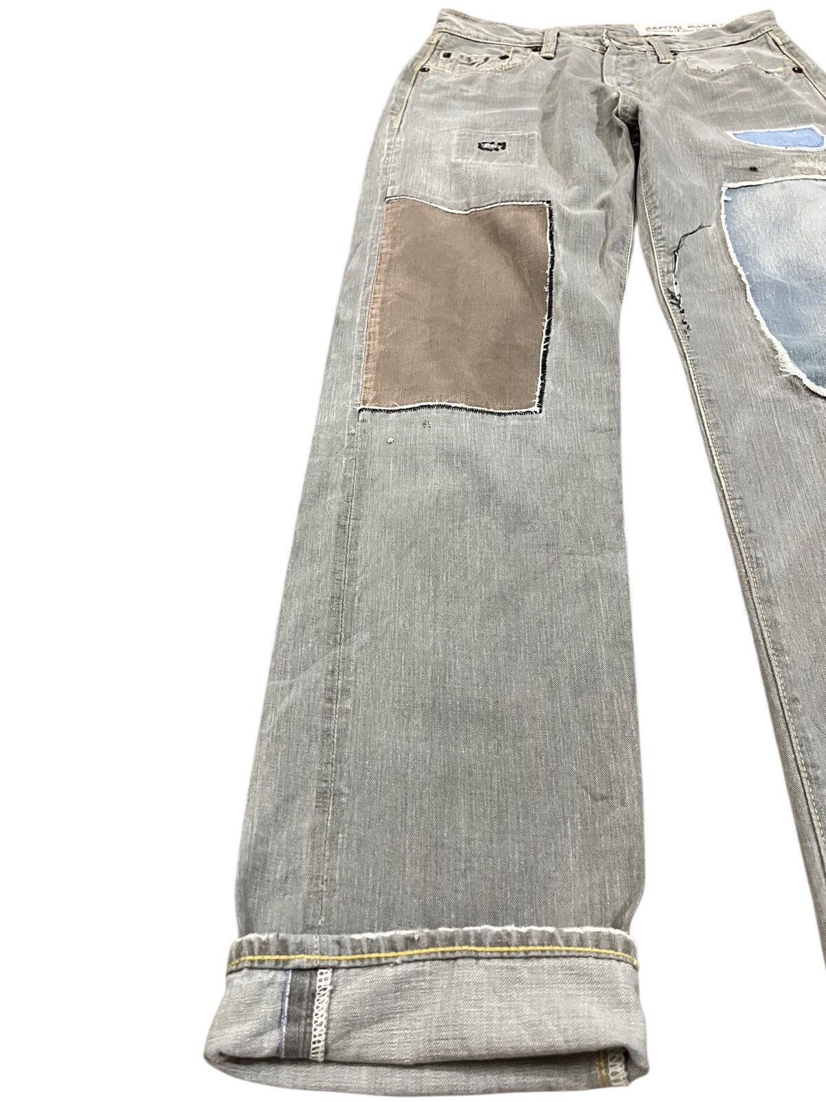 Japanese Brand × Kapital Vintage Kapital Sashiko Boro Half Selvedge Denim Size US 27 - 4 Thumbnail