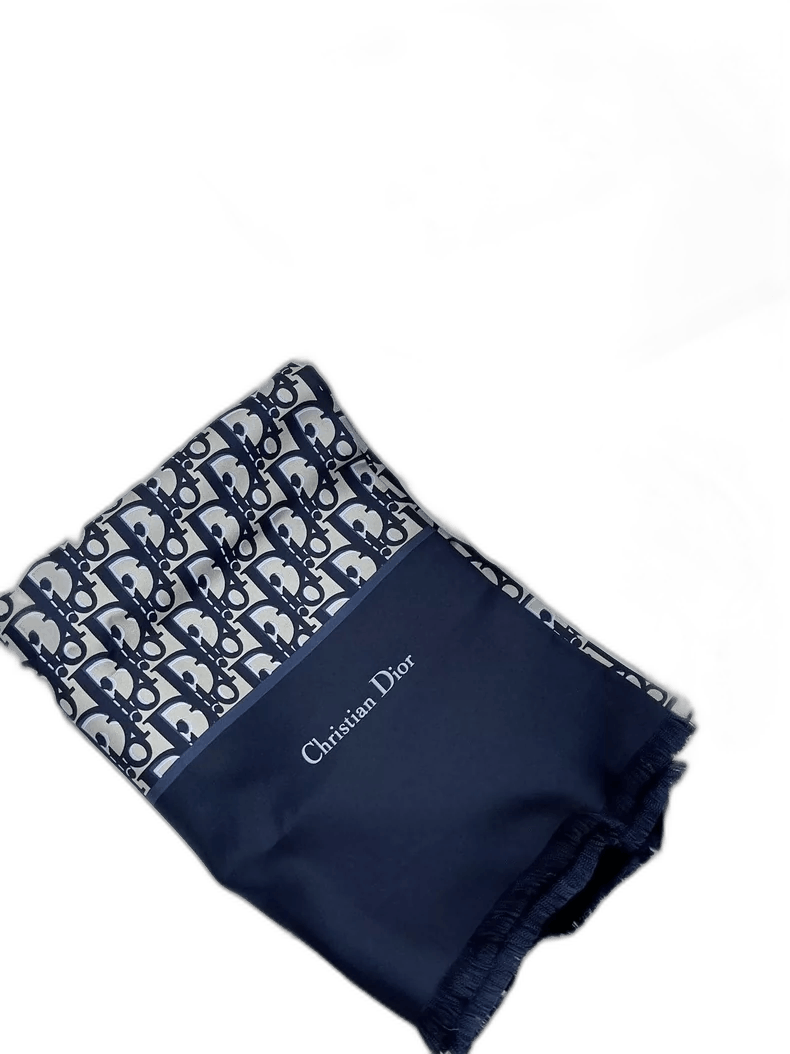 Dior Dior Silk Scarf with Logo Design Size ONE SIZE - 1 Thumbnail