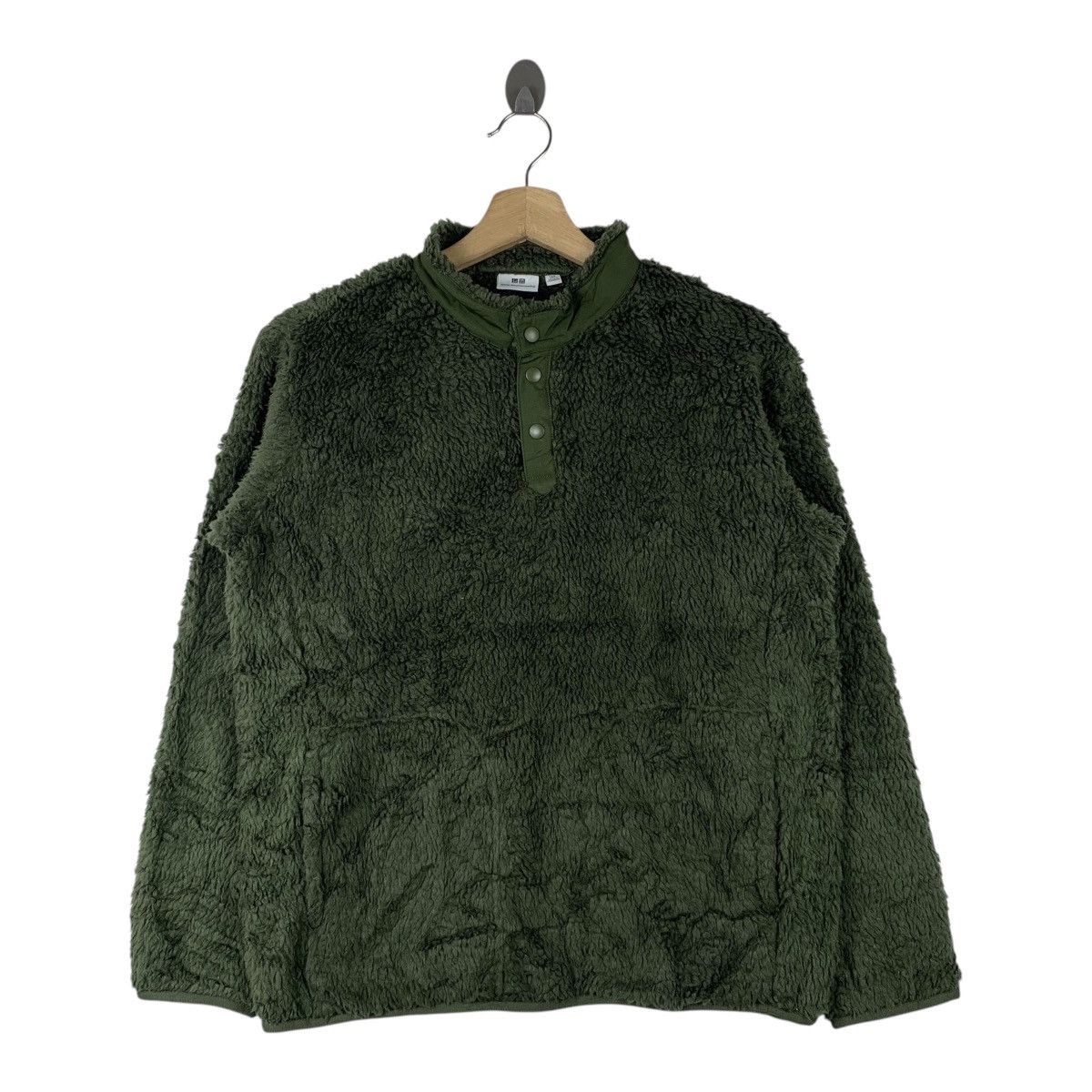 Uniqlo × White Mountaineering UNIQLO WHITE MOUNTAINEERING Outdoor Half Button Sweatshirt Size US M / EU 48-50 / 2 - 1 Thumbnail