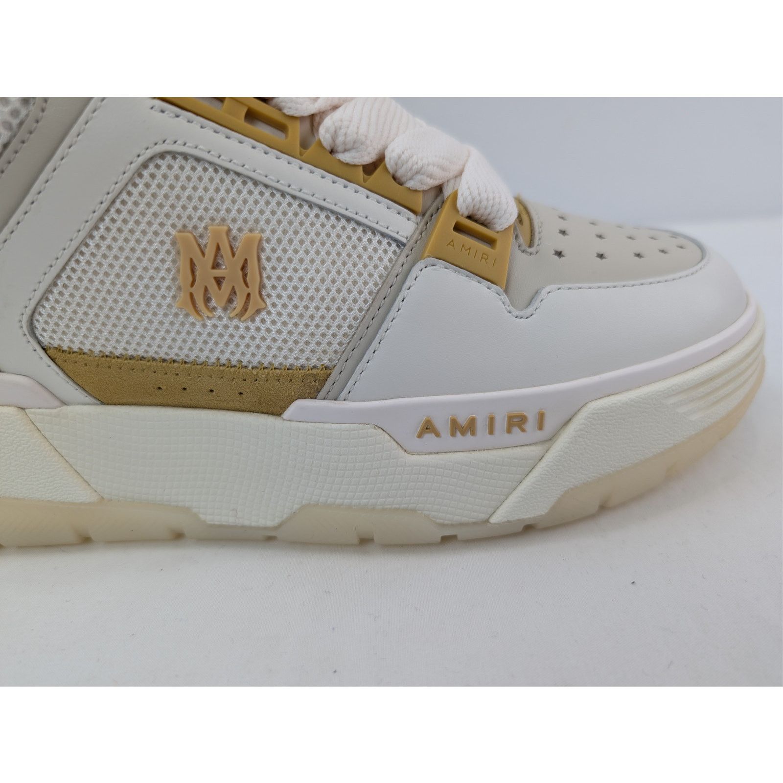 Amiri o1rshd1 MA-1 Low-Top Sneakers in Champagne Size US 9 / EU 42 - 5 Thumbnail
