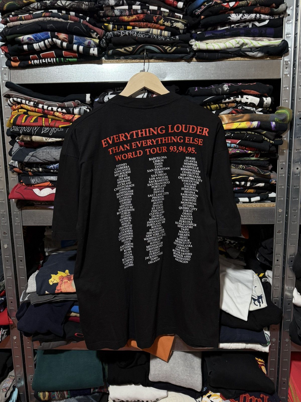 Vintage Vintage 1994 Meat Loaf World tour 93 94 95 Rock Band T-Shirt Size US XL / EU 56 / 4 - 2 Thumbnail