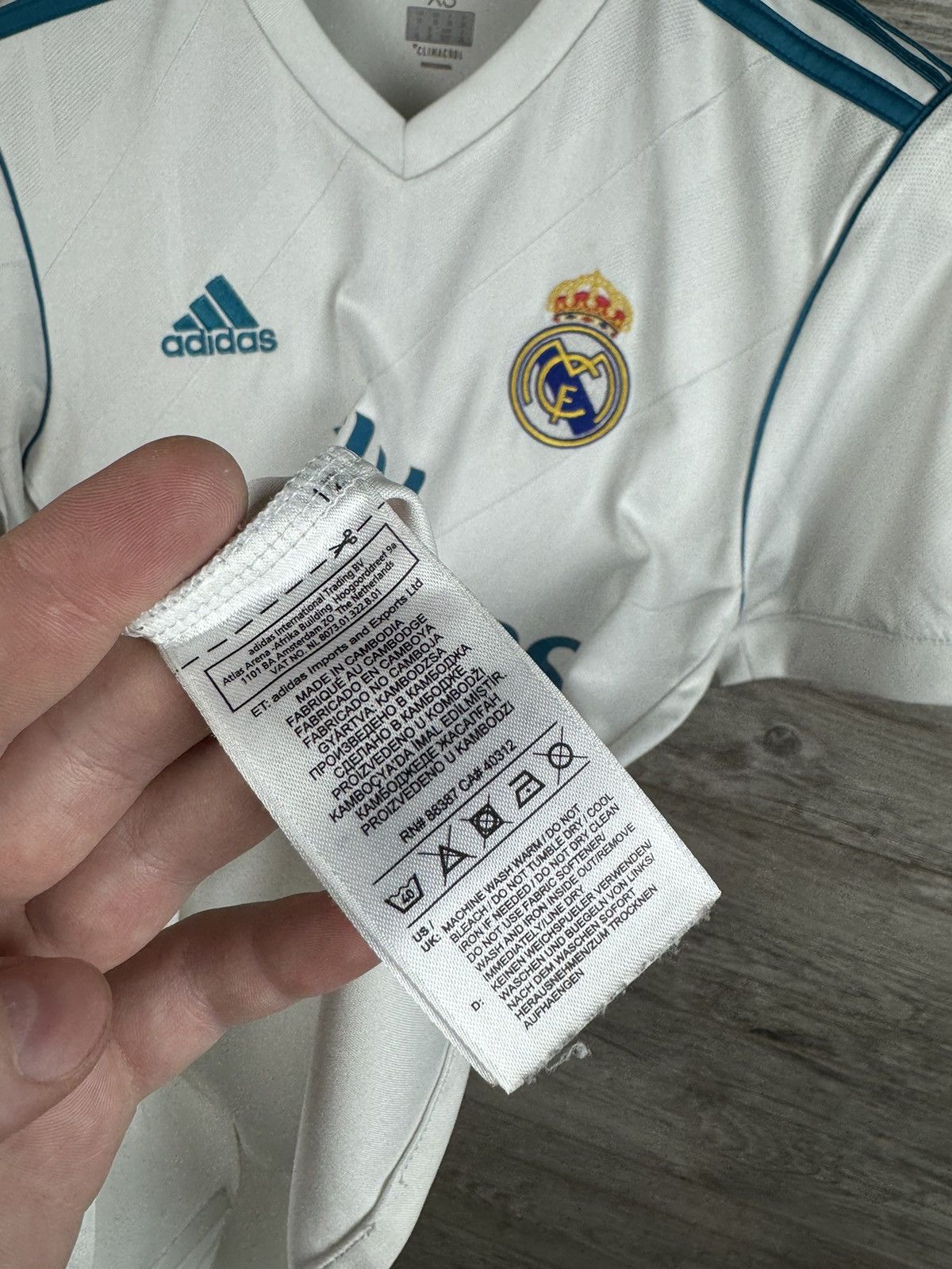 Adidas ADIDAS REAL MADRID SOCCER JERSEY ⚽️ Y2K DRILL STYLE SIZE XS Size US XS / EU 42 / 0 - 6 Thumbnail
