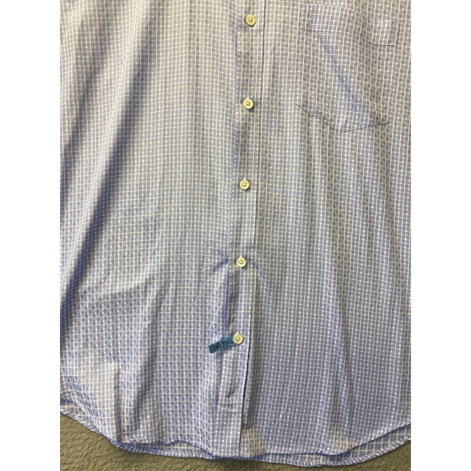 BUGATCHI VINTAGE Bugatchi Uomo Shirt Adult L Blue Geometric Slim Fit Button-Up Mens Size US L / EU 52-54 / 3 - 2 Thumbnail
