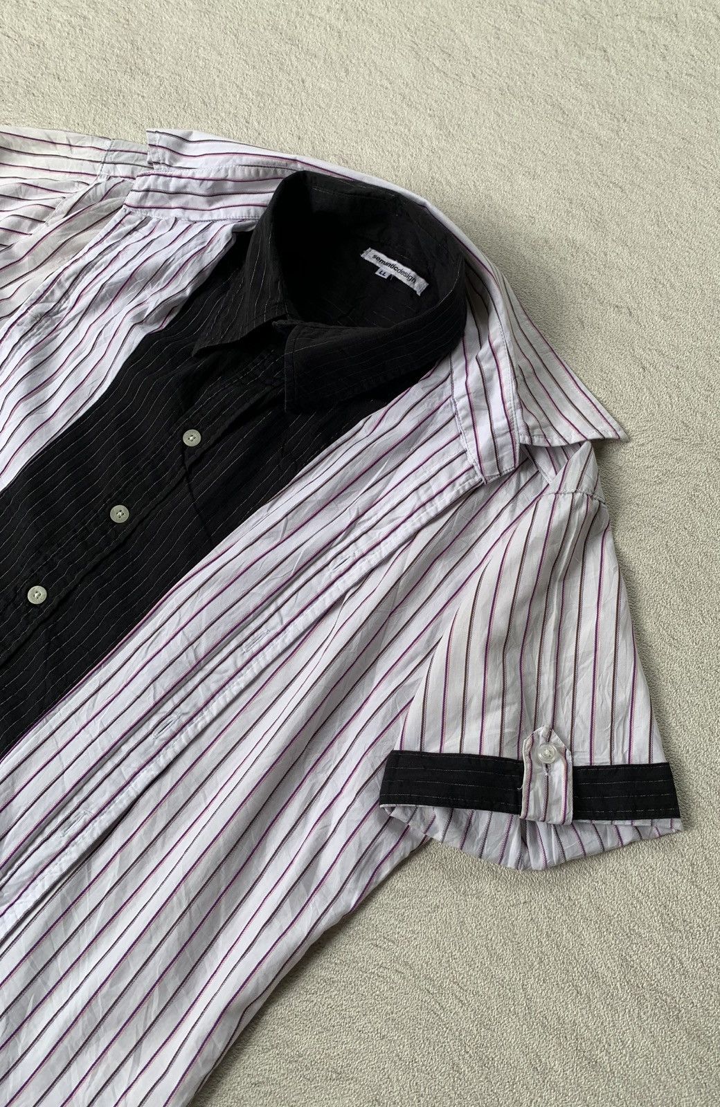 semanticdesign 2000s Semanticdesign Double Collar Button Shirt Size US L / EU 52-54 / 3 - 4 Thumbnail