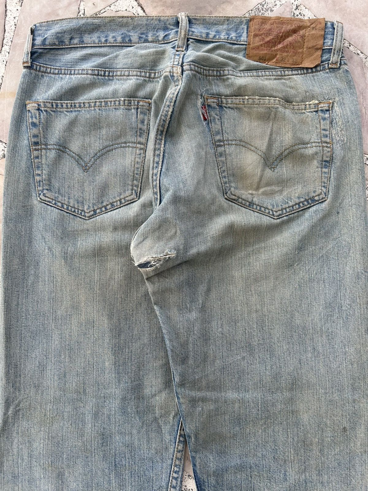 Levi's Levis 501 Vintage 90s Patchwork Denim Size US 32 / EU 48 - 9 Thumbnail