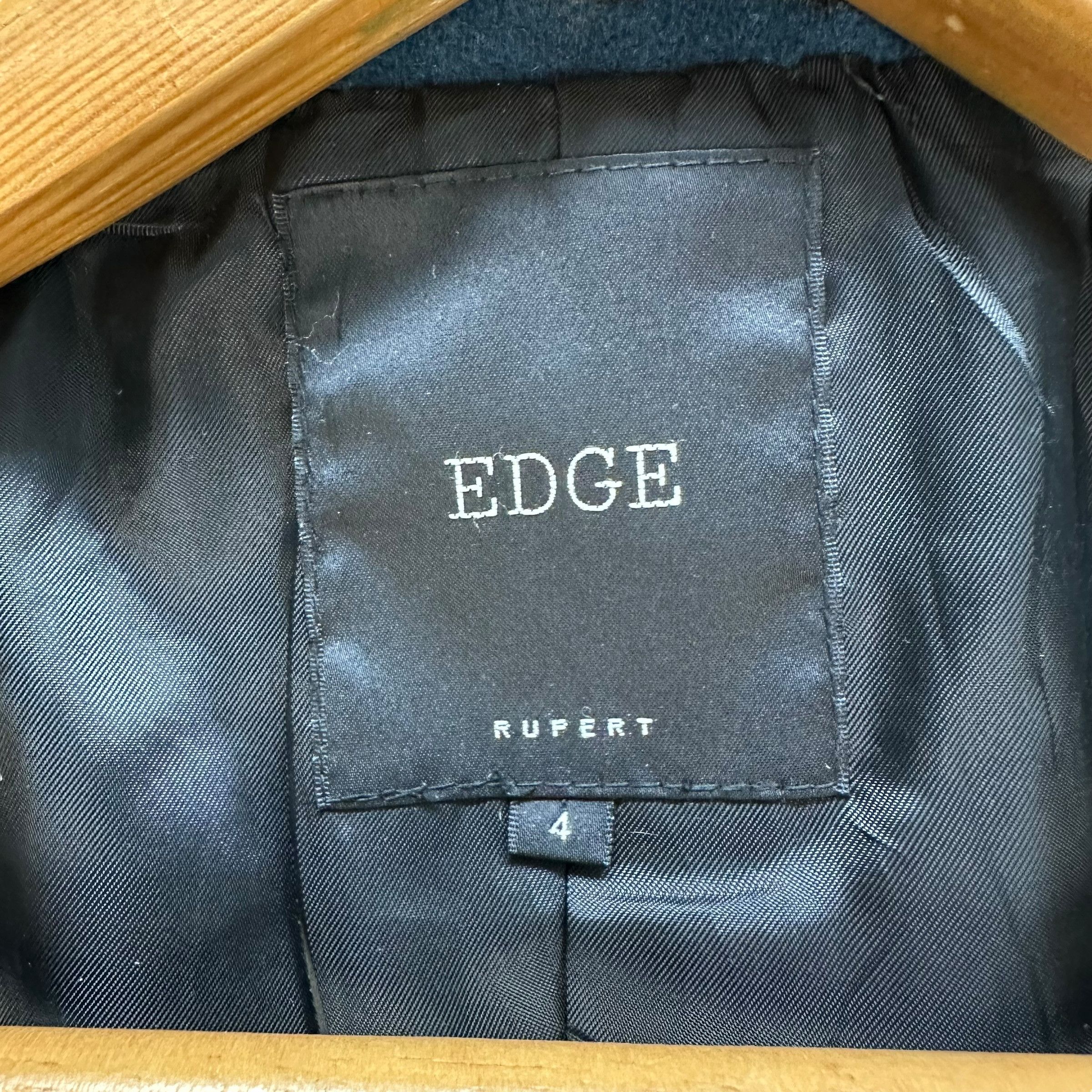 Japanese Brand EDGE RUPERT Double Collar Wool Jacket #A21-0497 Size US S / EU 44-46 / 1 - 8 Thumbnail