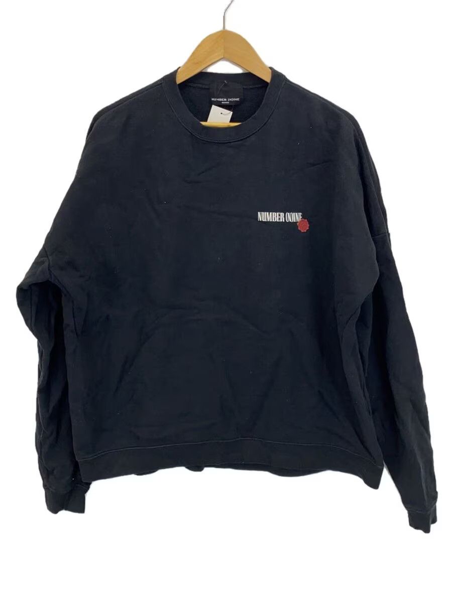 Number (N)ine Logo Boxy Crewneck Sweatshirt Size US L / EU 52-54 / 3 - 1 Thumbnail
