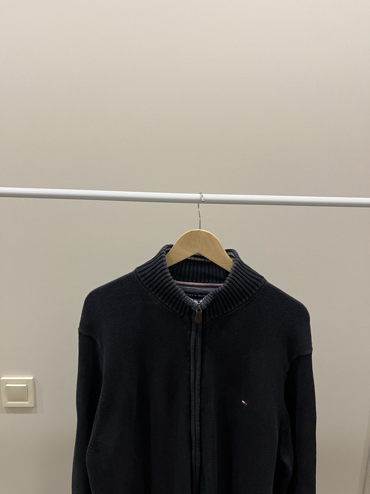 Tommy Hilfiger Tommy Hilfiger Small Logo 1/3 Zip Cashmere Sweater Size US XXL / EU 58 / 5 - 2 Thumbnail