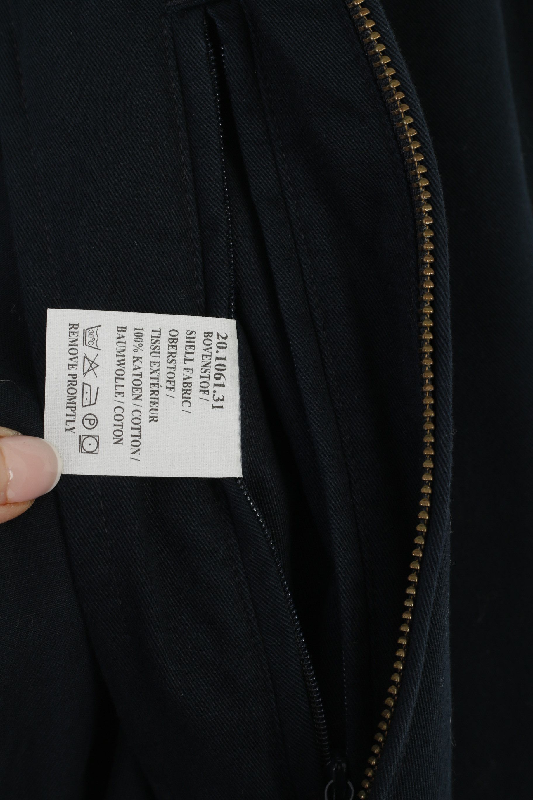 McGregor McGregor Men 54 L Jacket Navy Cotton Outdoor 2256 Size US L / EU 52-54 / 3 - 4 Thumbnail