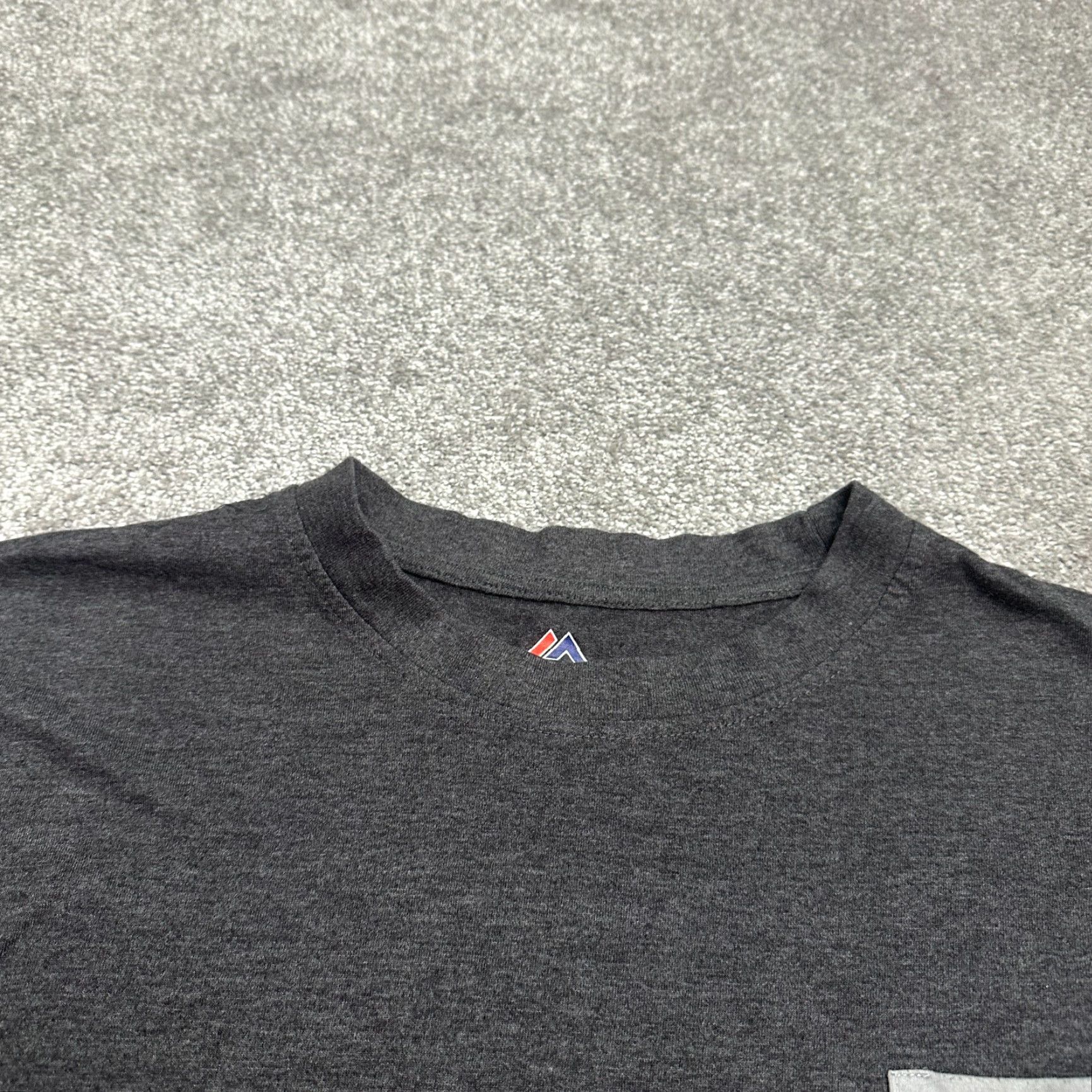 NFL Majestic Raiders Football Tee T-Shirt Mens 2XT Black Crew Neck Cotton Pocket NFL Shirt Men 2XT Black Size US XXL / EU 58 / 5 - 4 Thumbnail
