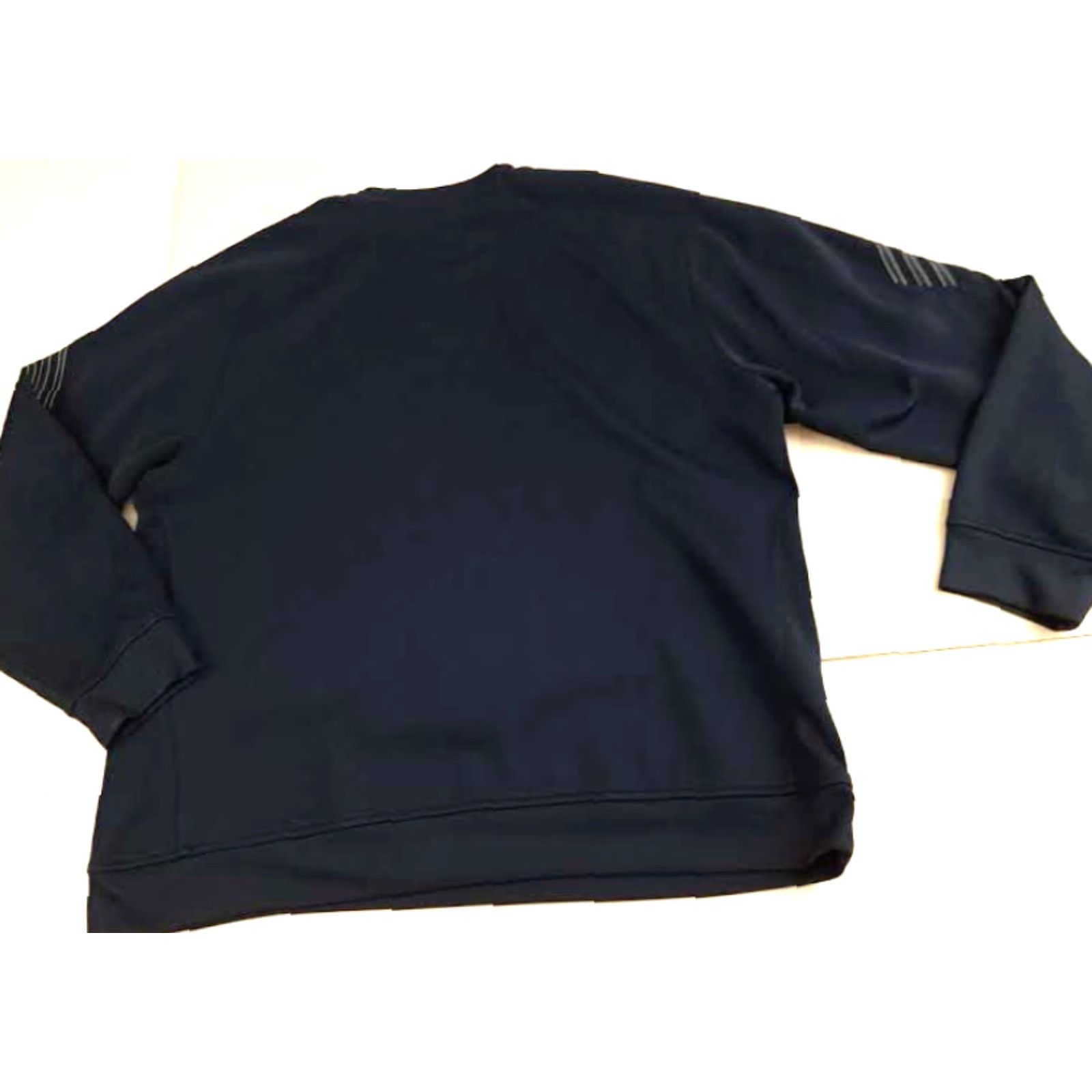Adidas VINTAGE Adidas Sweatshirt Unisex Adults 2XL Blue Wolverines University Climawarm Pullover Wolverines stitched letters Size US XXL / EU 58 / 5 - 5 Thumbnail