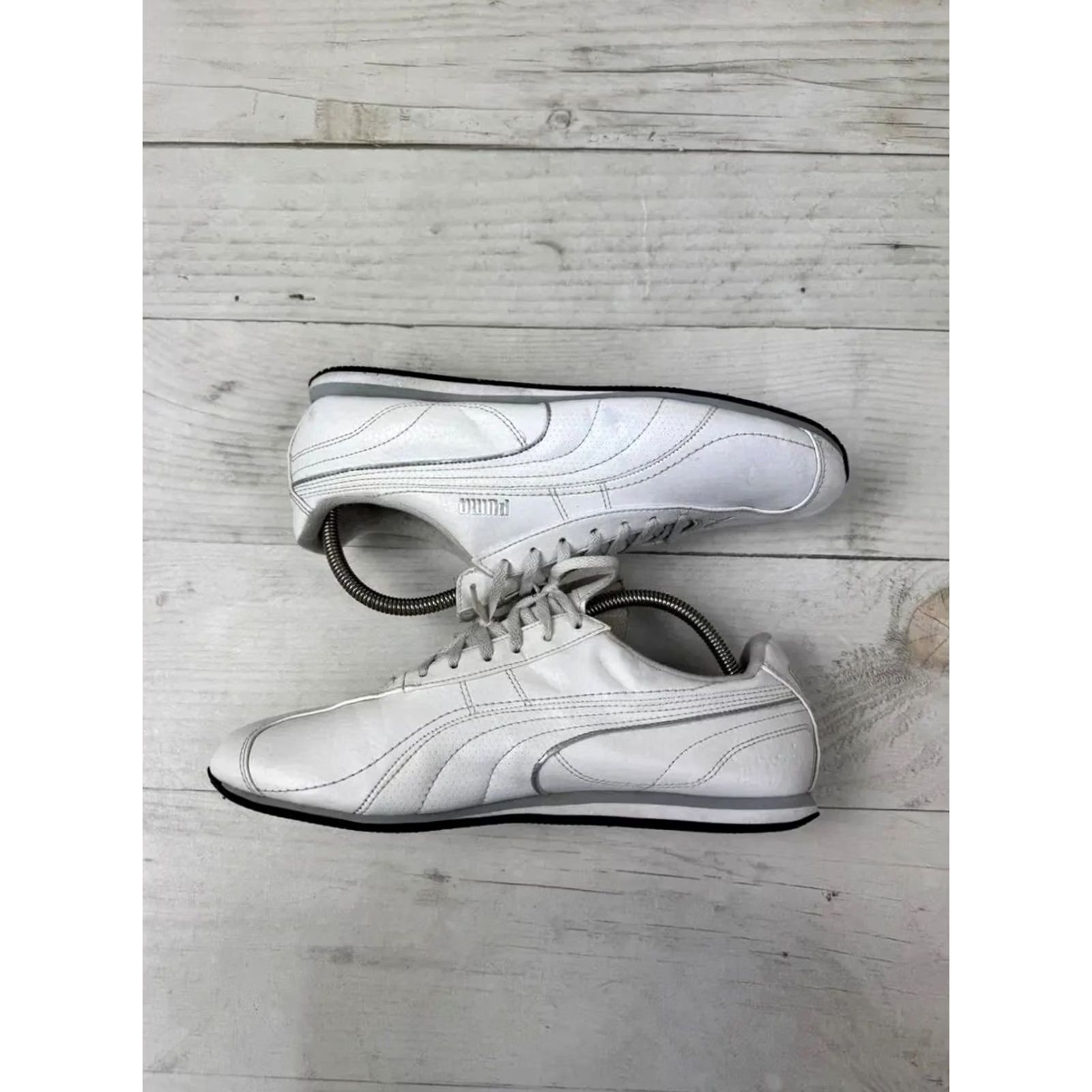 Puma VINTAGE PUMA Speedcat Leather Low Top Sneakers Mens US 10.5 White Cat Speedcat 00s Y2K Leather Sneakers Size US L / EU 52-54 / 3 - 2 Thumbnail