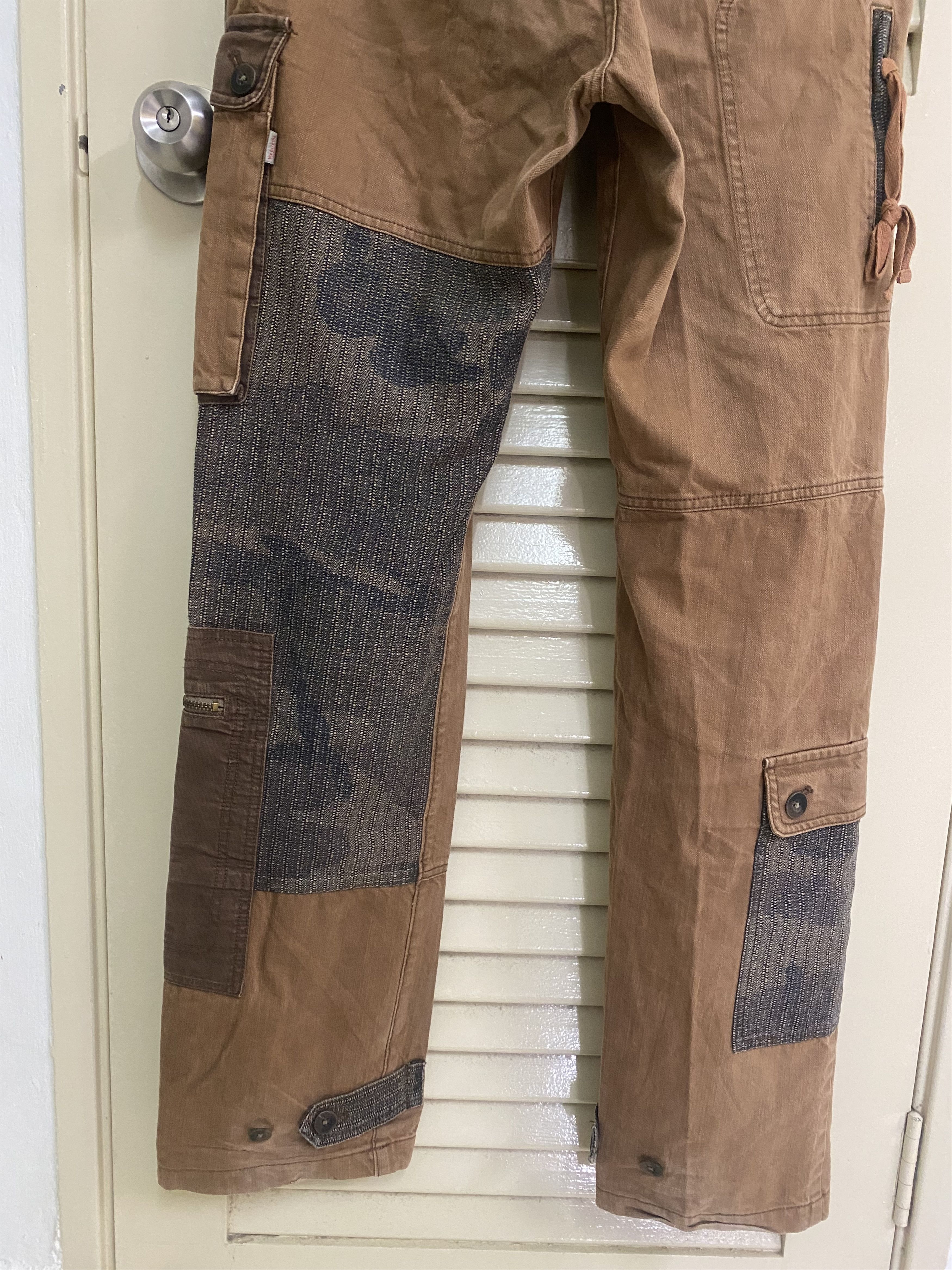If Six Was Nine 291295 Homme Cargo Multipocket Jeans Size US 31 - 7 Thumbnail