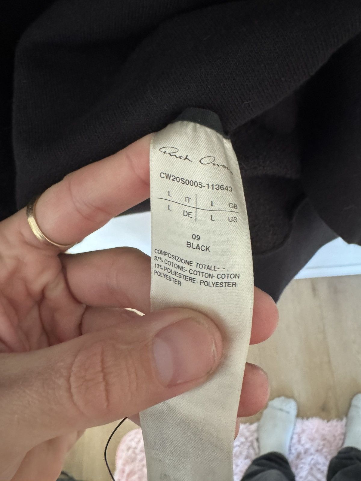 Rick Owens Champion hoodie Size US L / EU 52-54 / 3 - 4 Thumbnail