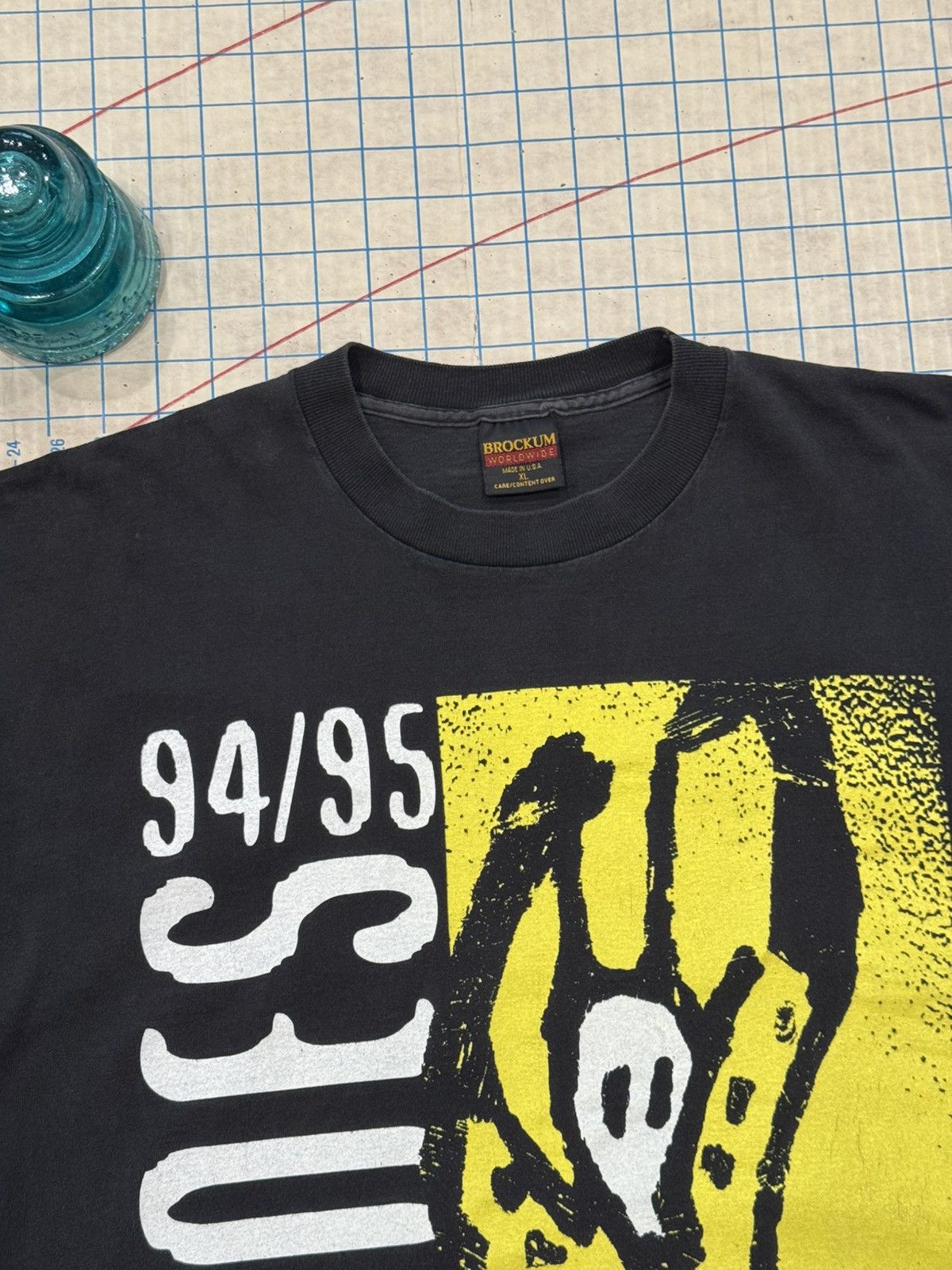 The Rolling Stones Vintage 94/95 The Rolling Stones World Tour Tee Brockum XL Size US XL / EU 56 / 4 - 3 Thumbnail