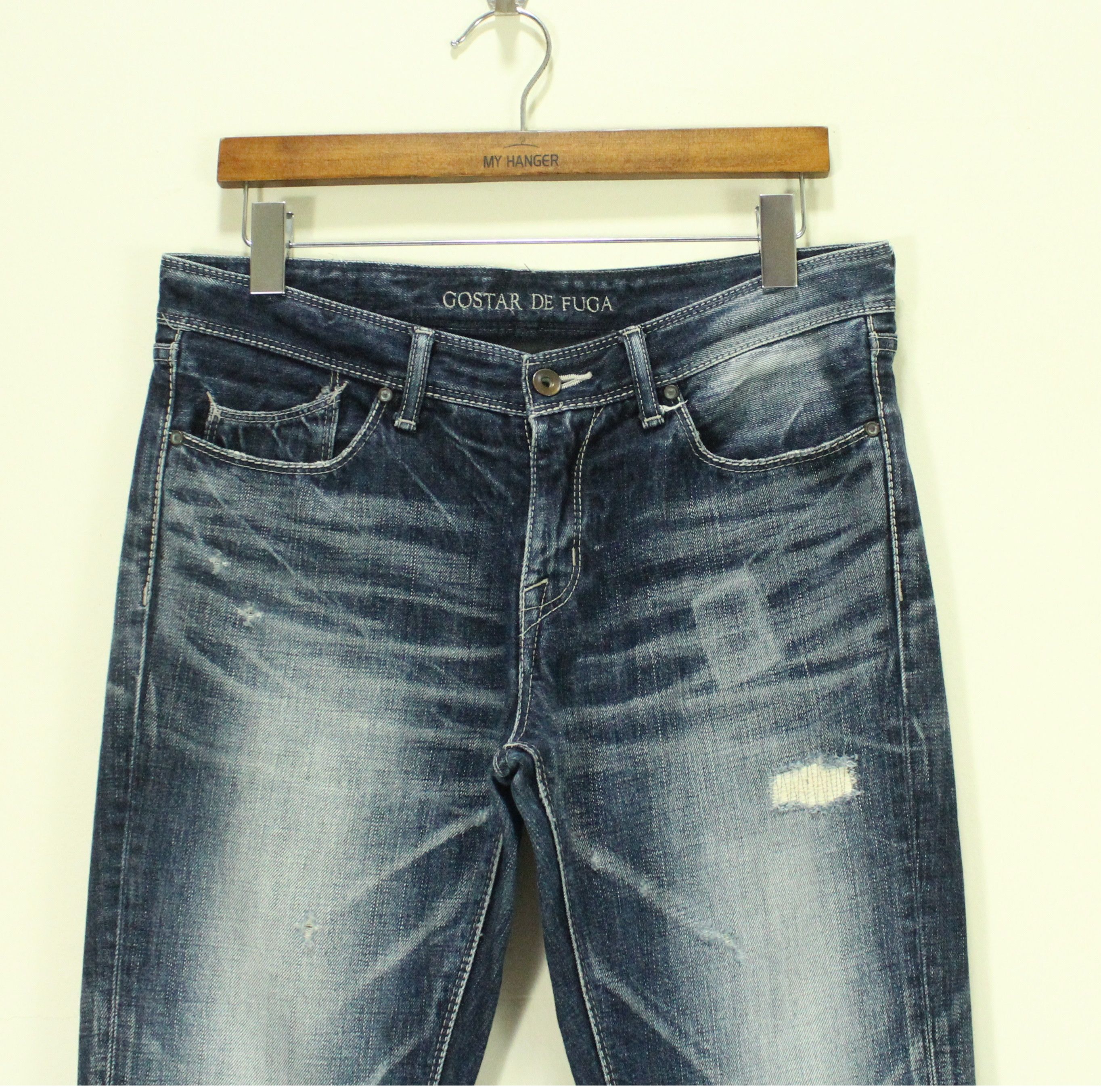 GOSTAR DE FUGA GOSTAR DE FUGA Denim Distressed APC Helmut Lang Acne Size US 32 / EU 48 - 8 Thumbnail