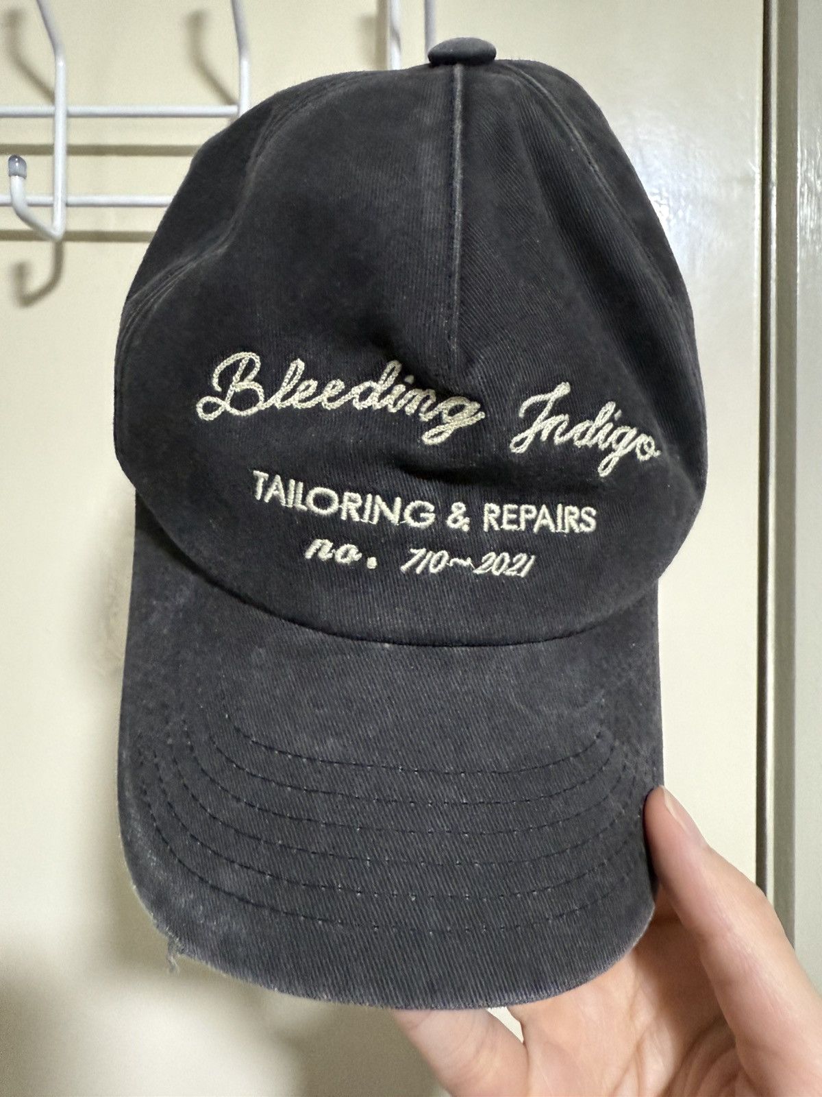 Vintage Bleeding Indigo hat Size ONE SIZE - 1 Thumbnail