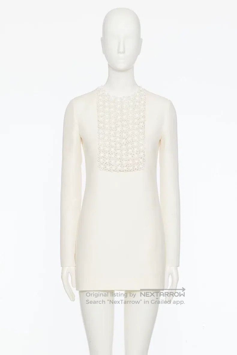 Valentino Valentino Silk wool blend dress Size L / US 10 / IT 46 - 3 Thumbnail