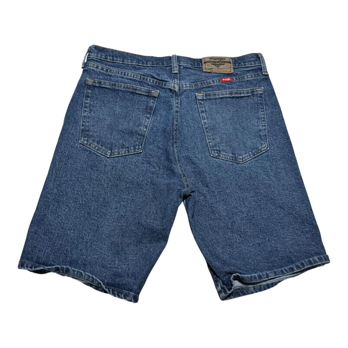Wrangler Dark Wash Relaxed Fit Cotton Jean Shorts Men's 32