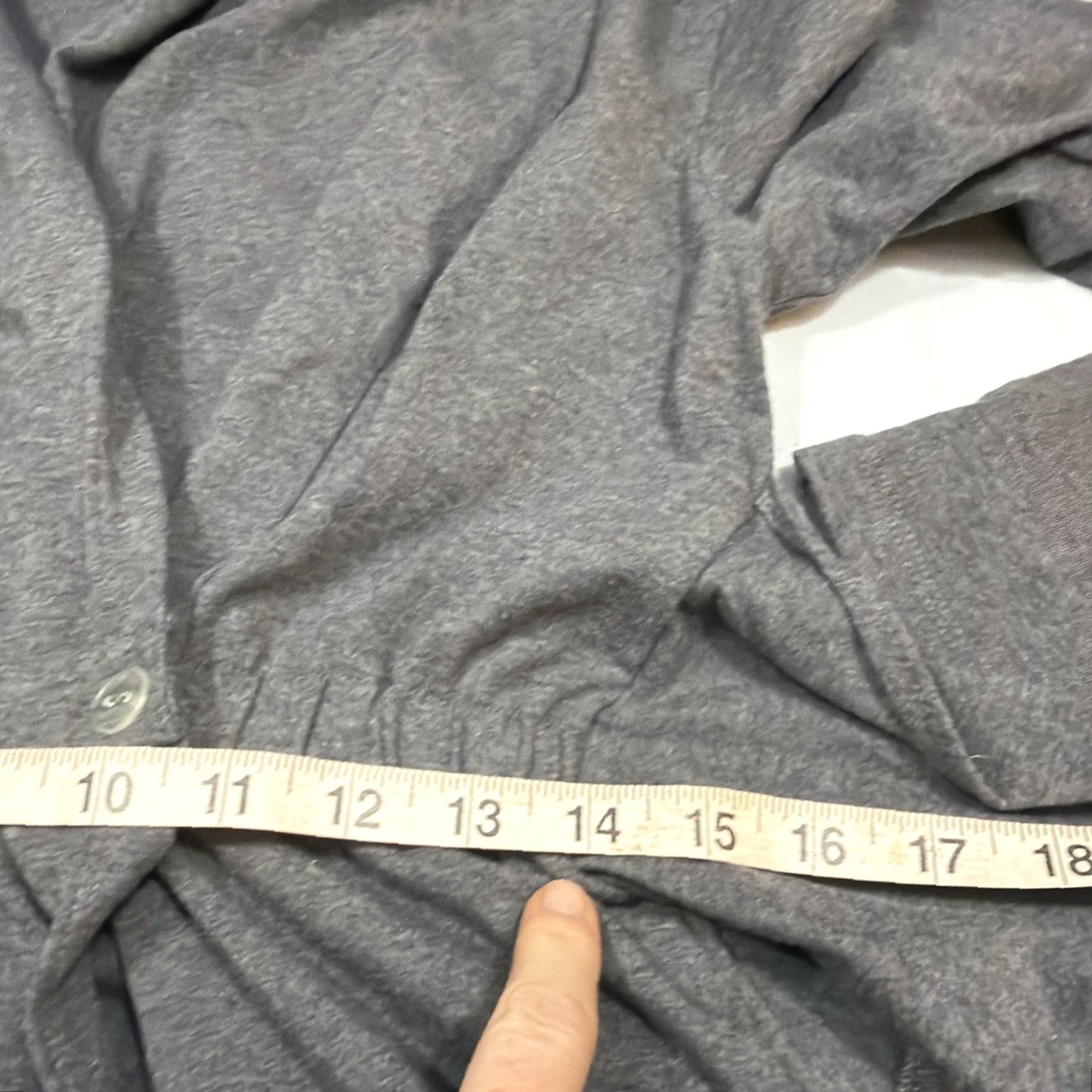 Vintage eShakti Dress Women L Gray Cotton Solid V Neck Wrap Tie Waist Knit Long Sleeves Obi Size L / US 10 / IT 46 - 3 Thumbnail