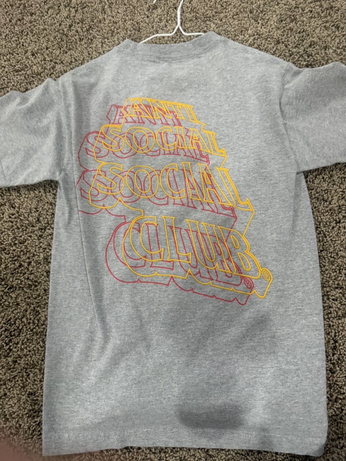Anti Social Social Club Anti social social club yellow and red overlap Size US S / EU 44-46 / 1 - 2 Thumbnail