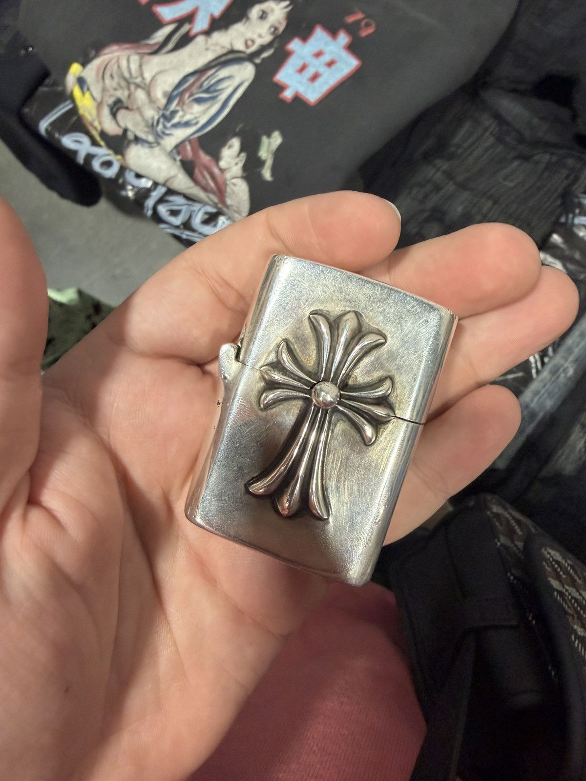 Chrome Hearts Chrome hearts cross zippo lighter Size ONE SIZE - 1 Thumbnail