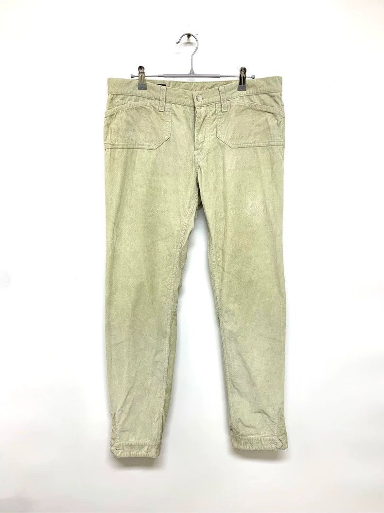 Gucci Gucci Light green corduroy casual pants 2502-Nextarrow Size US 32 / EU 48 - 1 Thumbnail