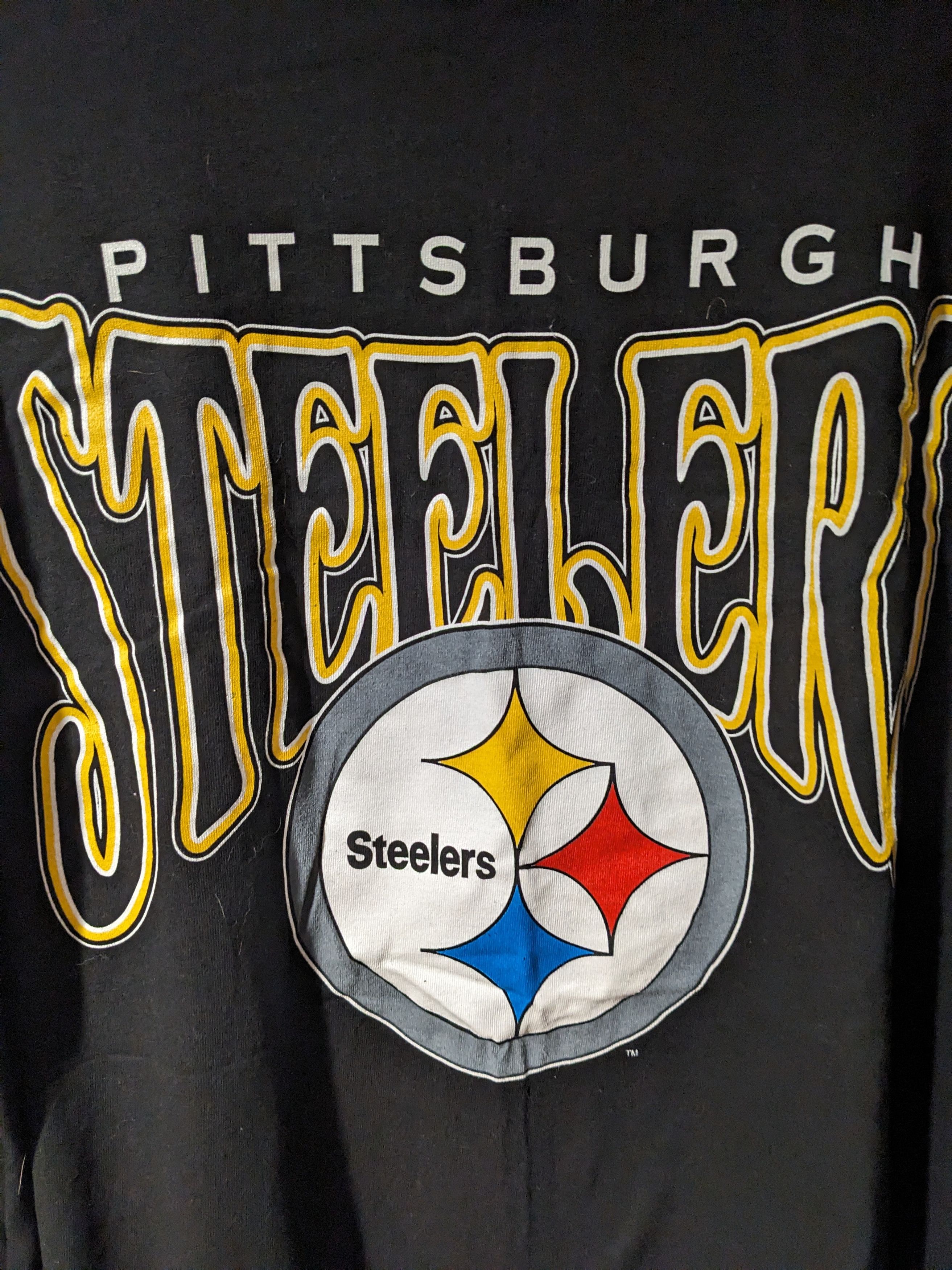 NFL × Vintage Vintage 1996 Pittsburgh Steelers Light Weight Turtle Neck Size US XL / EU 56 / 4 - 2 Thumbnail