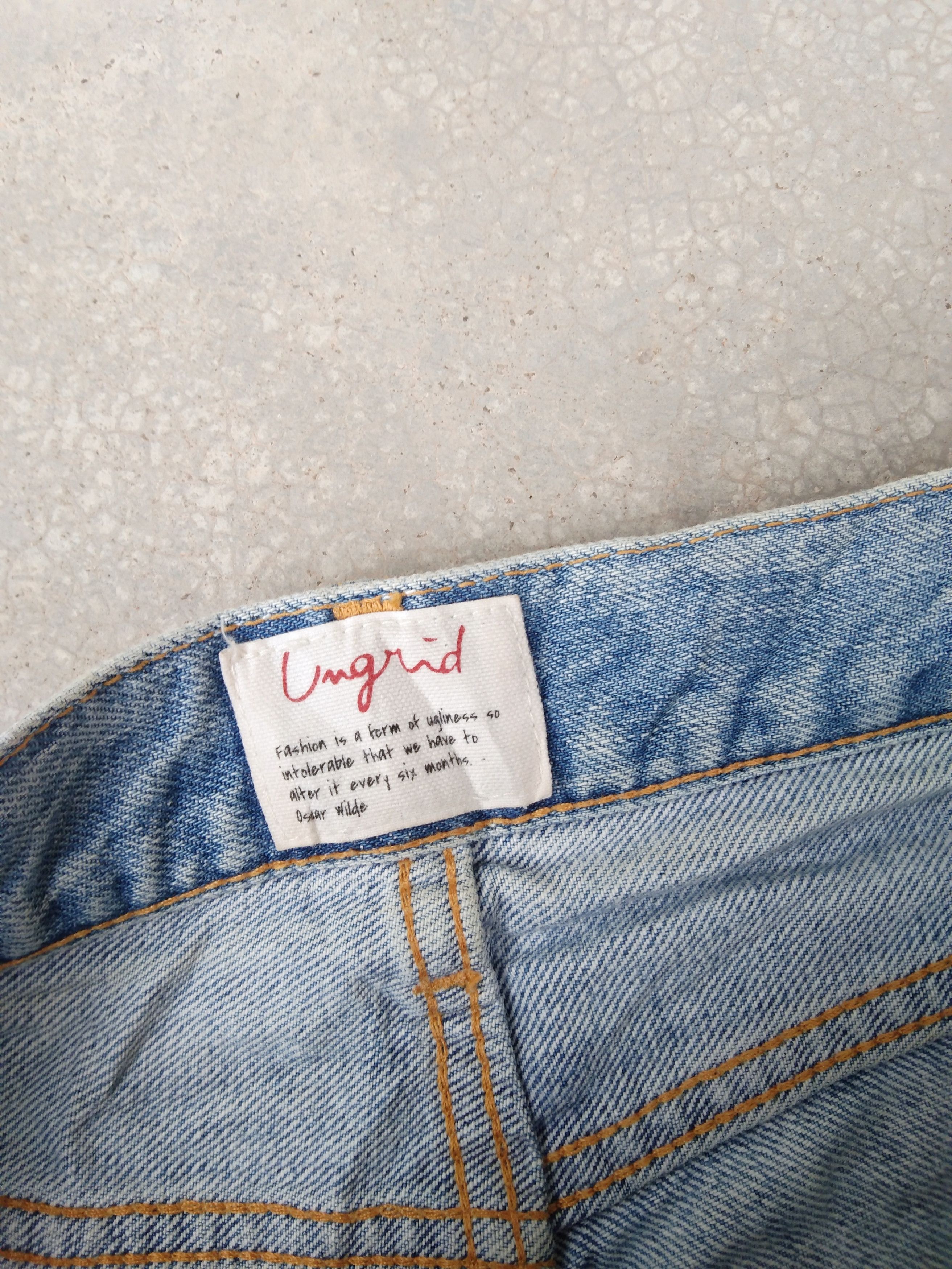 Japanese Brand × Jean × Vintage Vintage Japanese Brand Cropped Wide Leg Jeans 27x27 Size US 27 - 5 Thumbnail