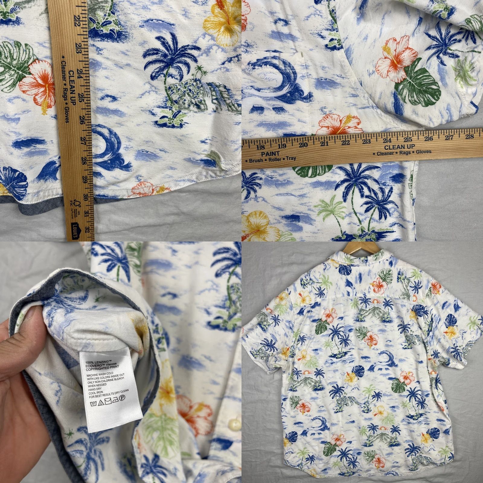 Tommy Bahama Tommy Bahama Shirt Mens 2XL Tall White The Veracruz Cay Hawaiian Tropical Beach Casual Short Sleeve Button-Up Collared Spread Vintage No Size US XXL / EU 58 / 5 - 8 Thumbnail
